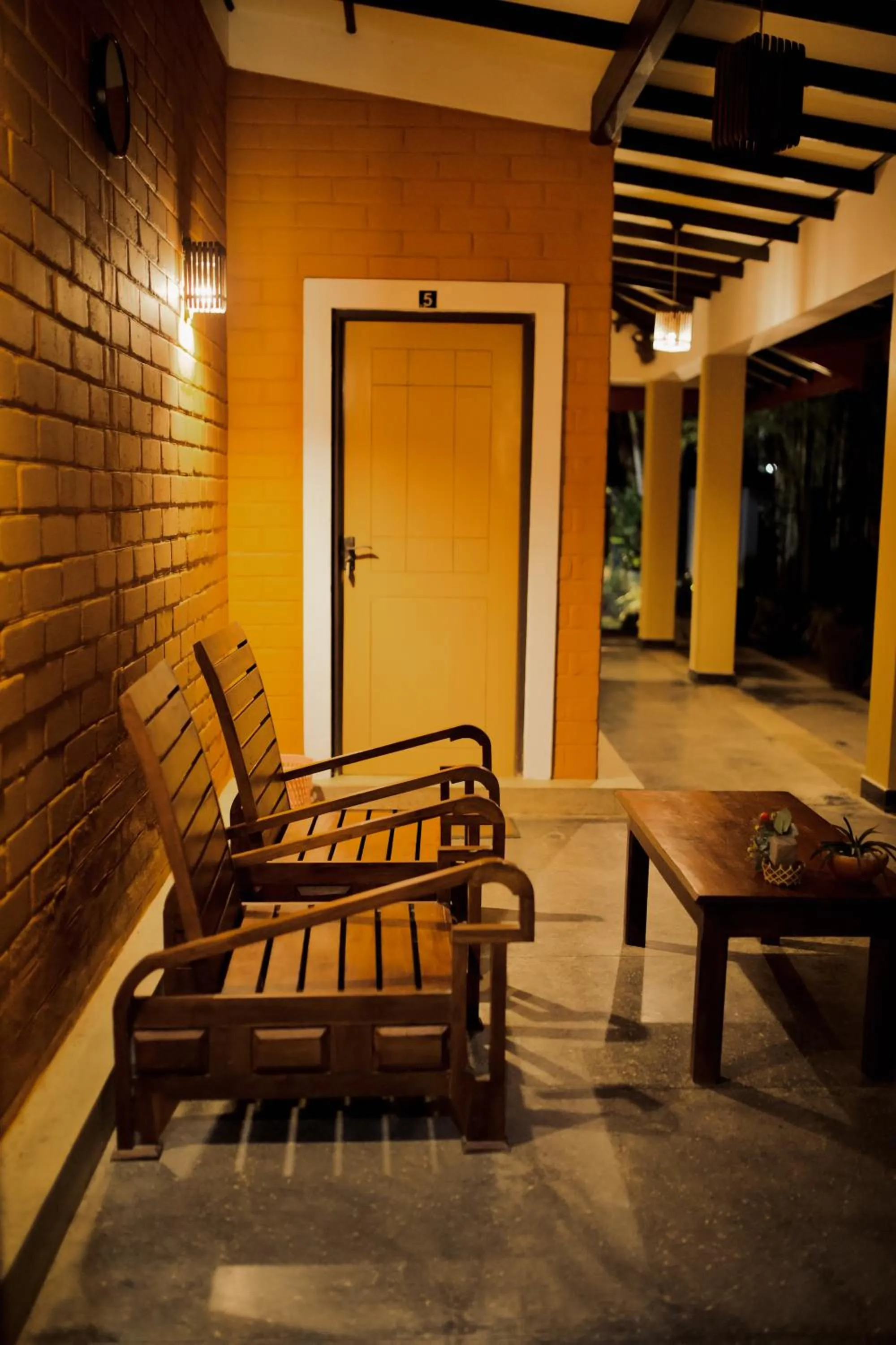 Patio in Sevenday Hotel