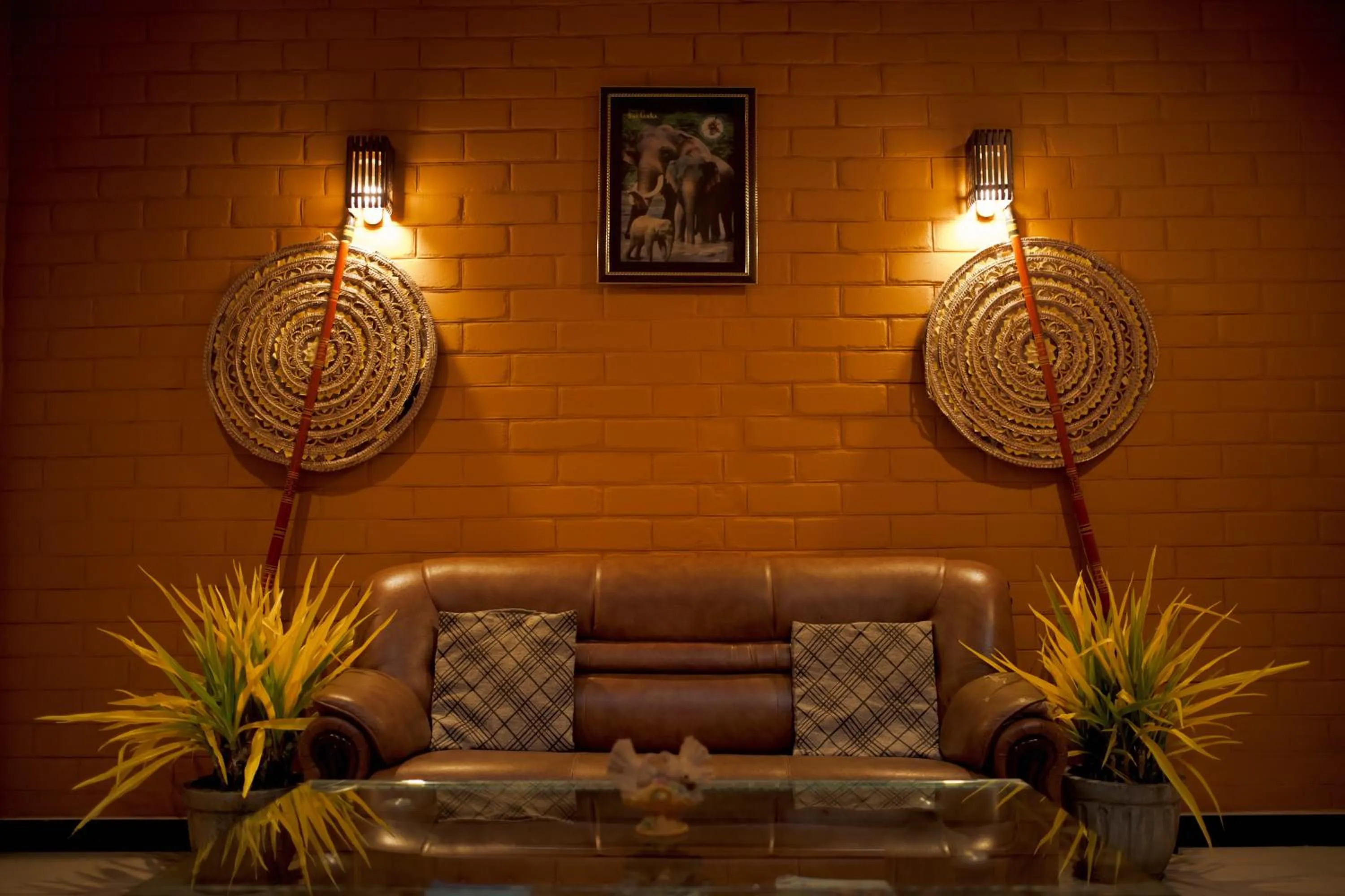 Seating area in Sevenday Hotel