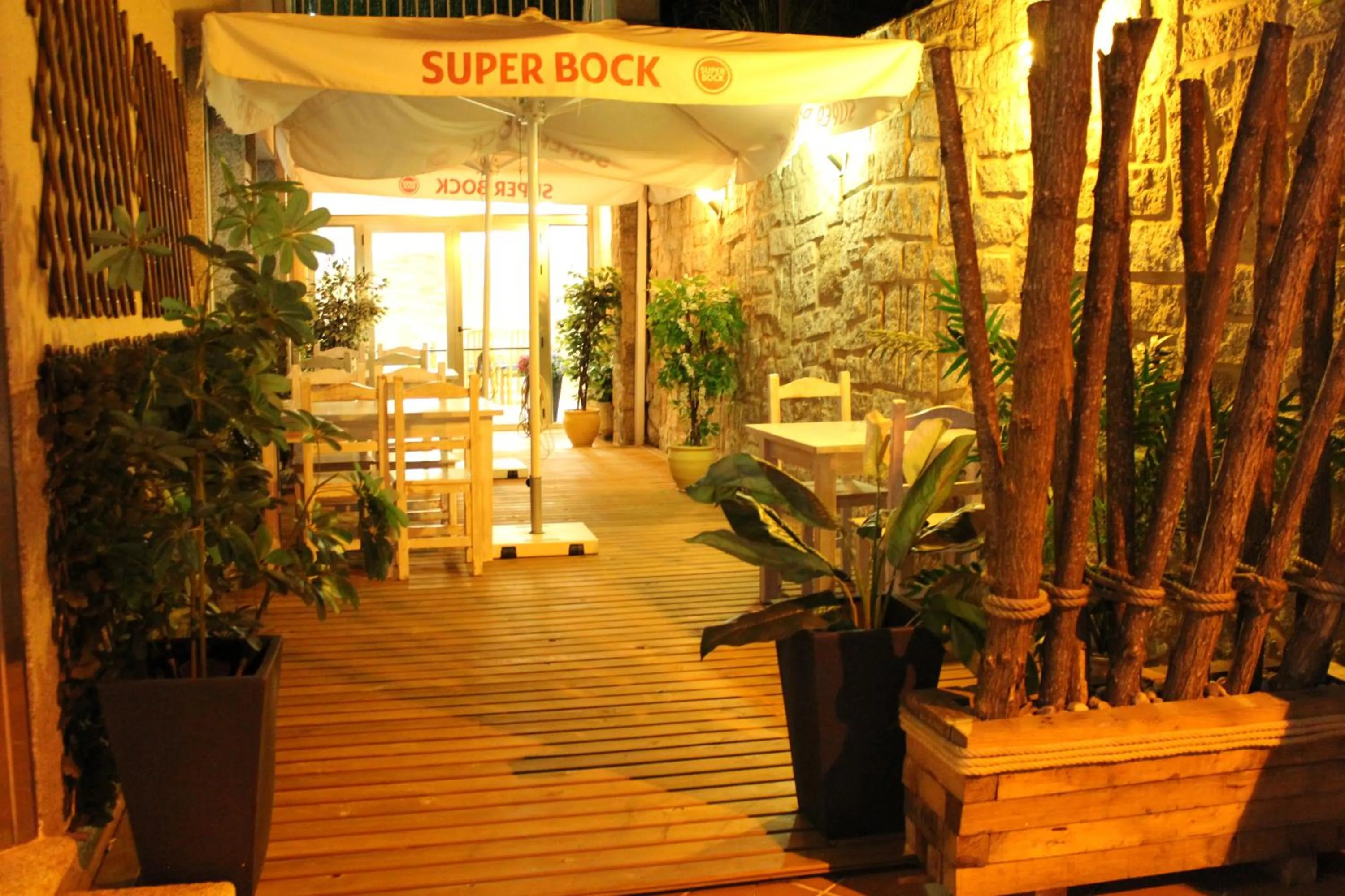 Patio in Hotel Mar Azul