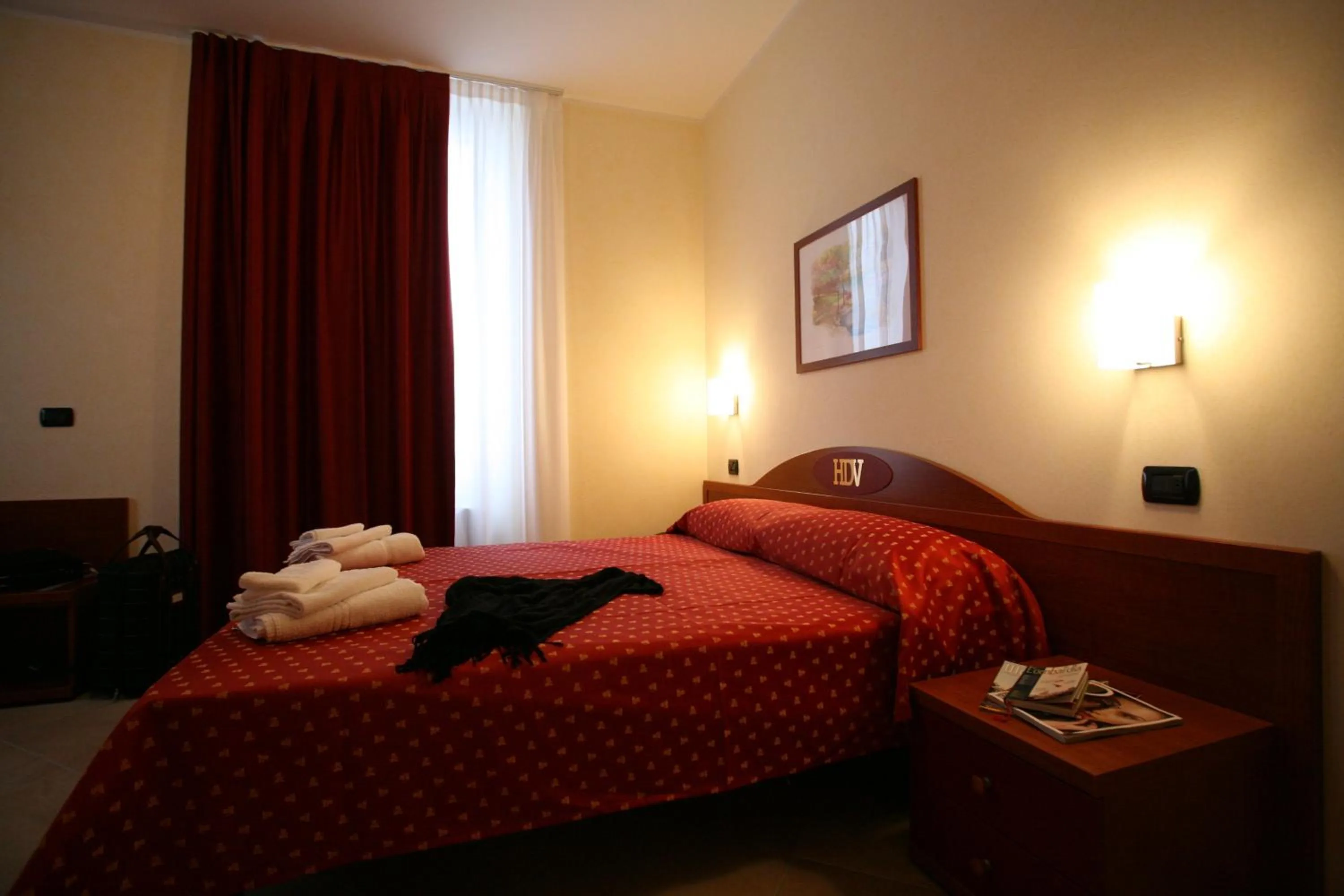 Bed in Hotel Della Volta