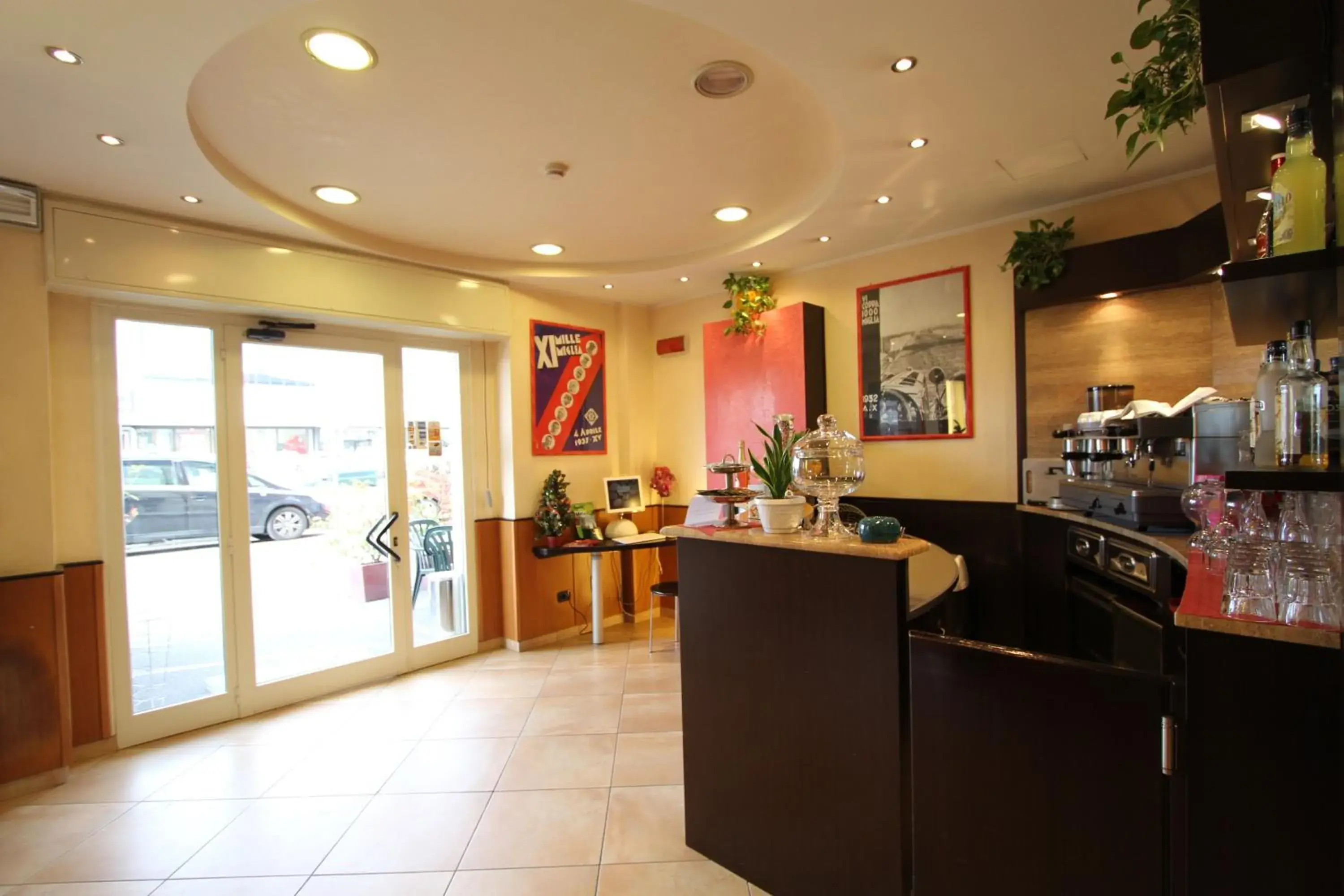 Lobby or reception in Hotel Della Volta Lobby or reception in Hotel Della Volta