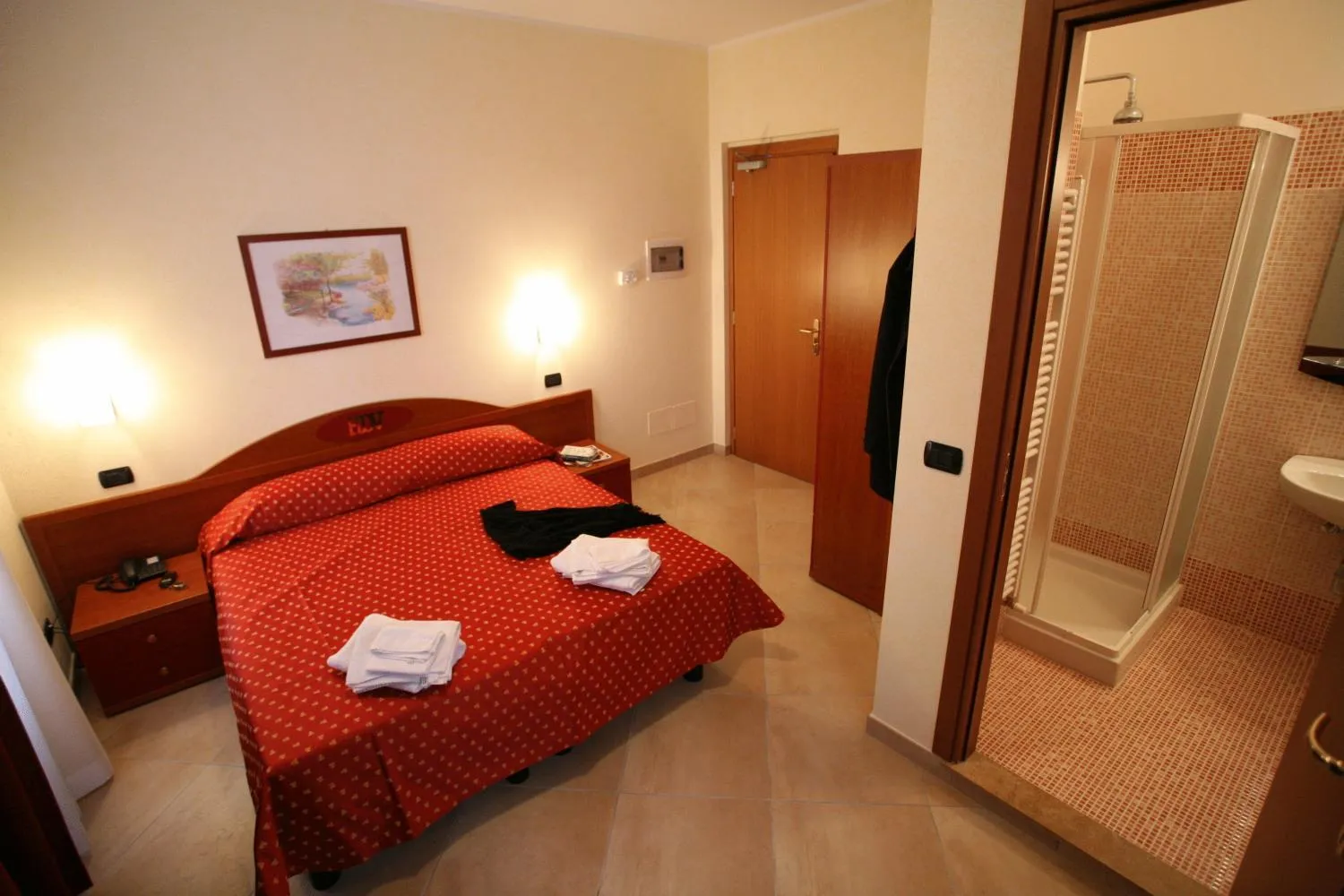 Bed in Hotel Della Volta