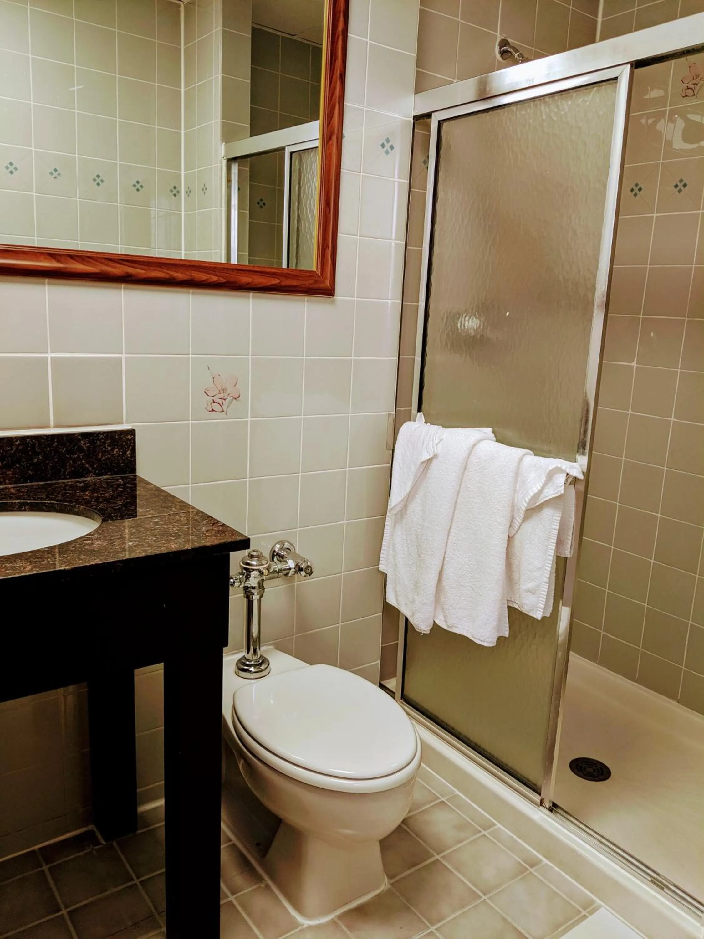 Bathroom in Jets Motor Inn