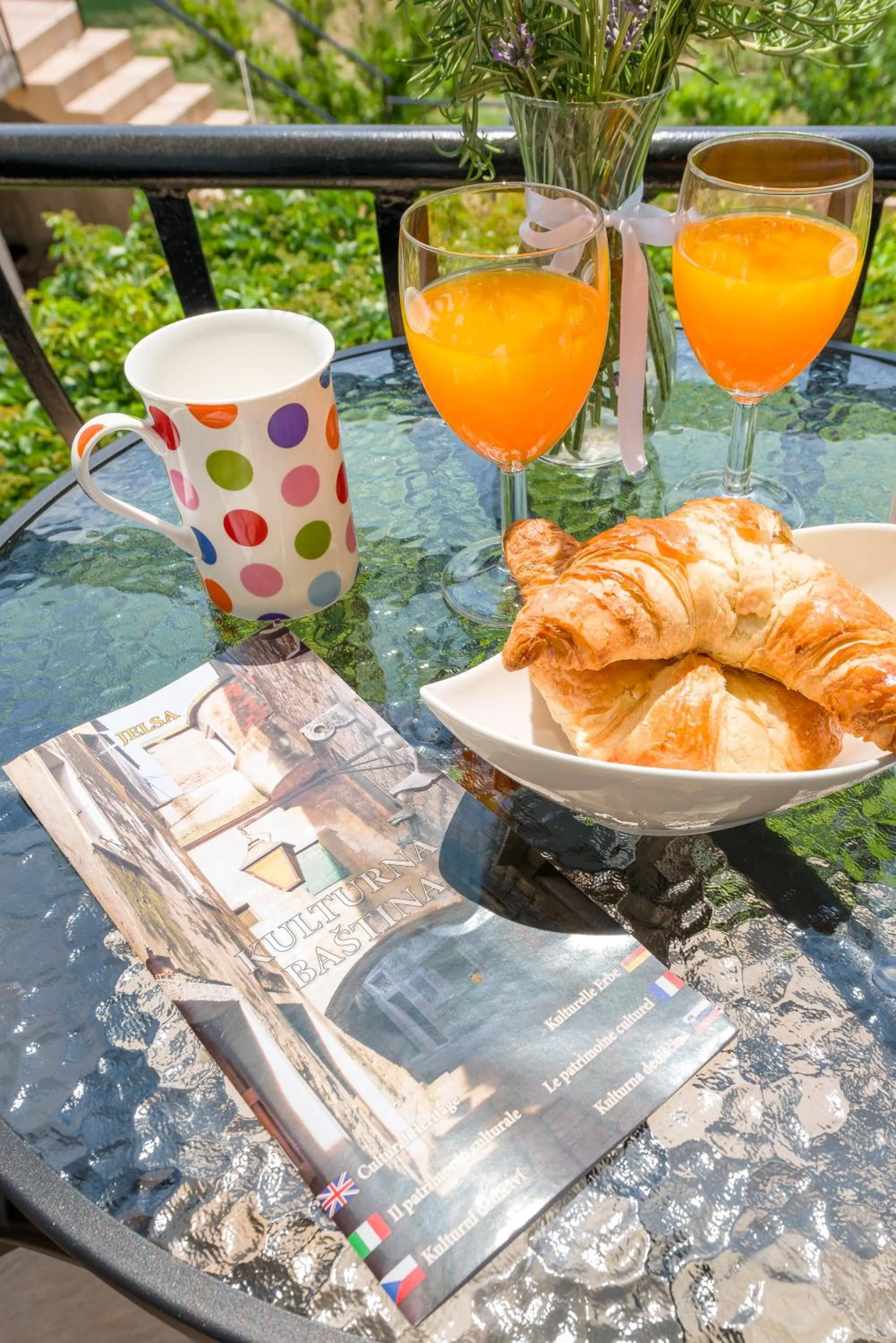 Continental breakfast in B&B Aurora