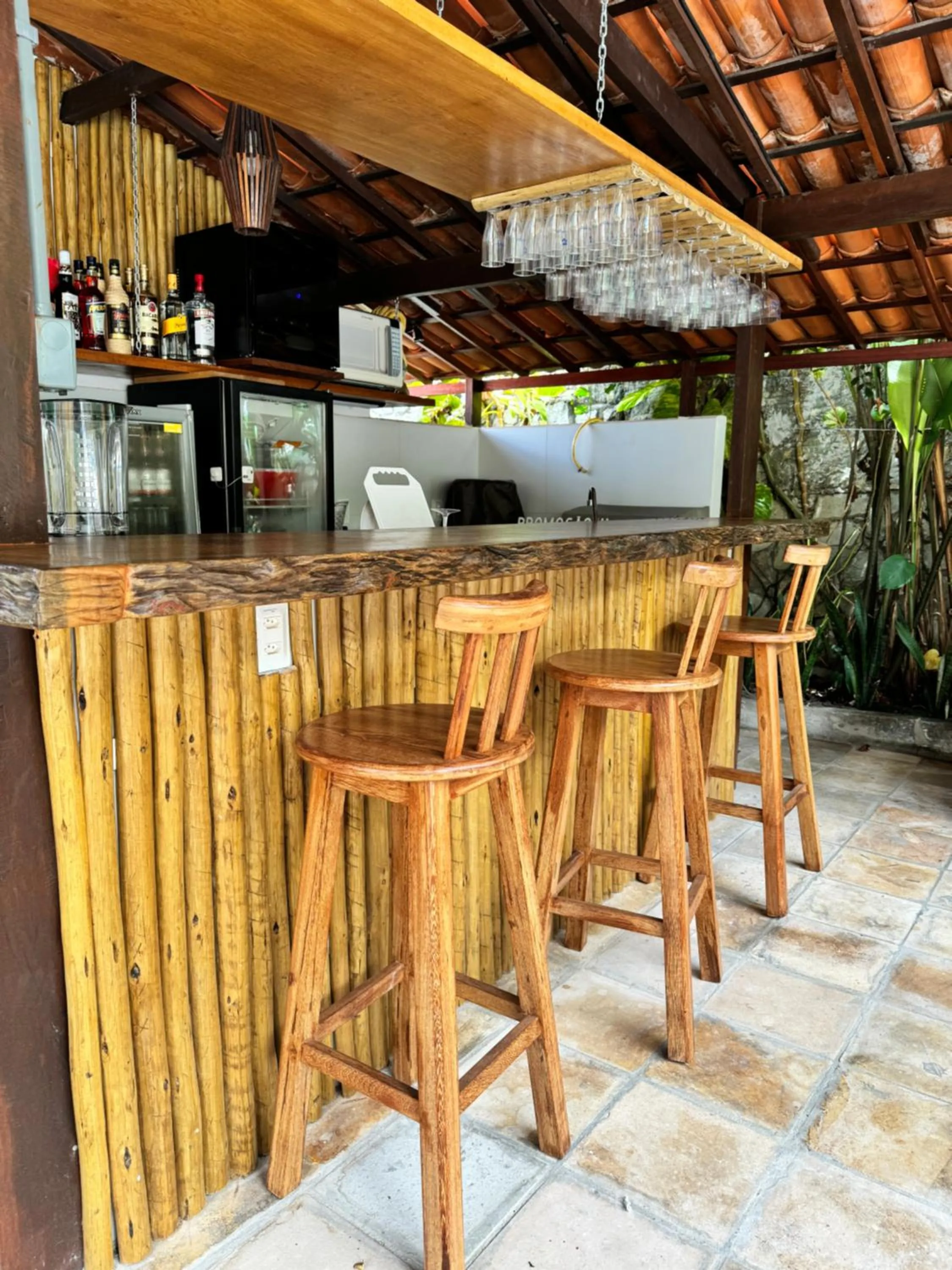 Lounge or bar in Pousada Barbara