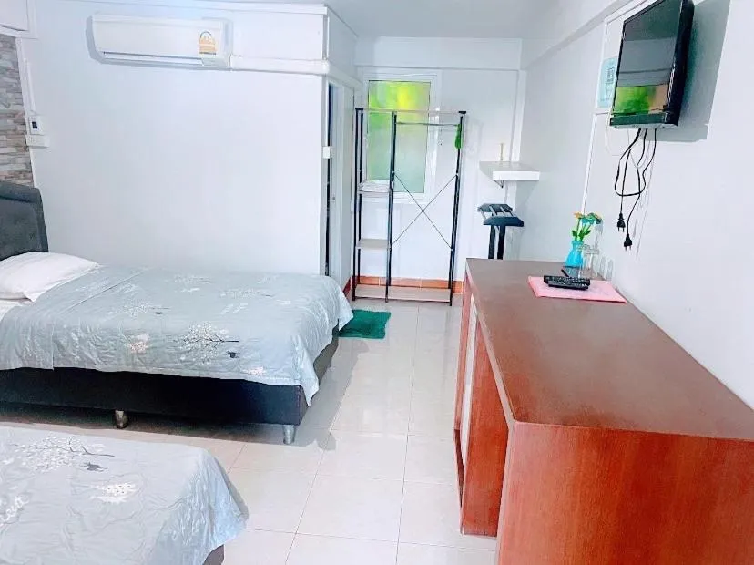 Bed in Rubtawan Sichang Resort