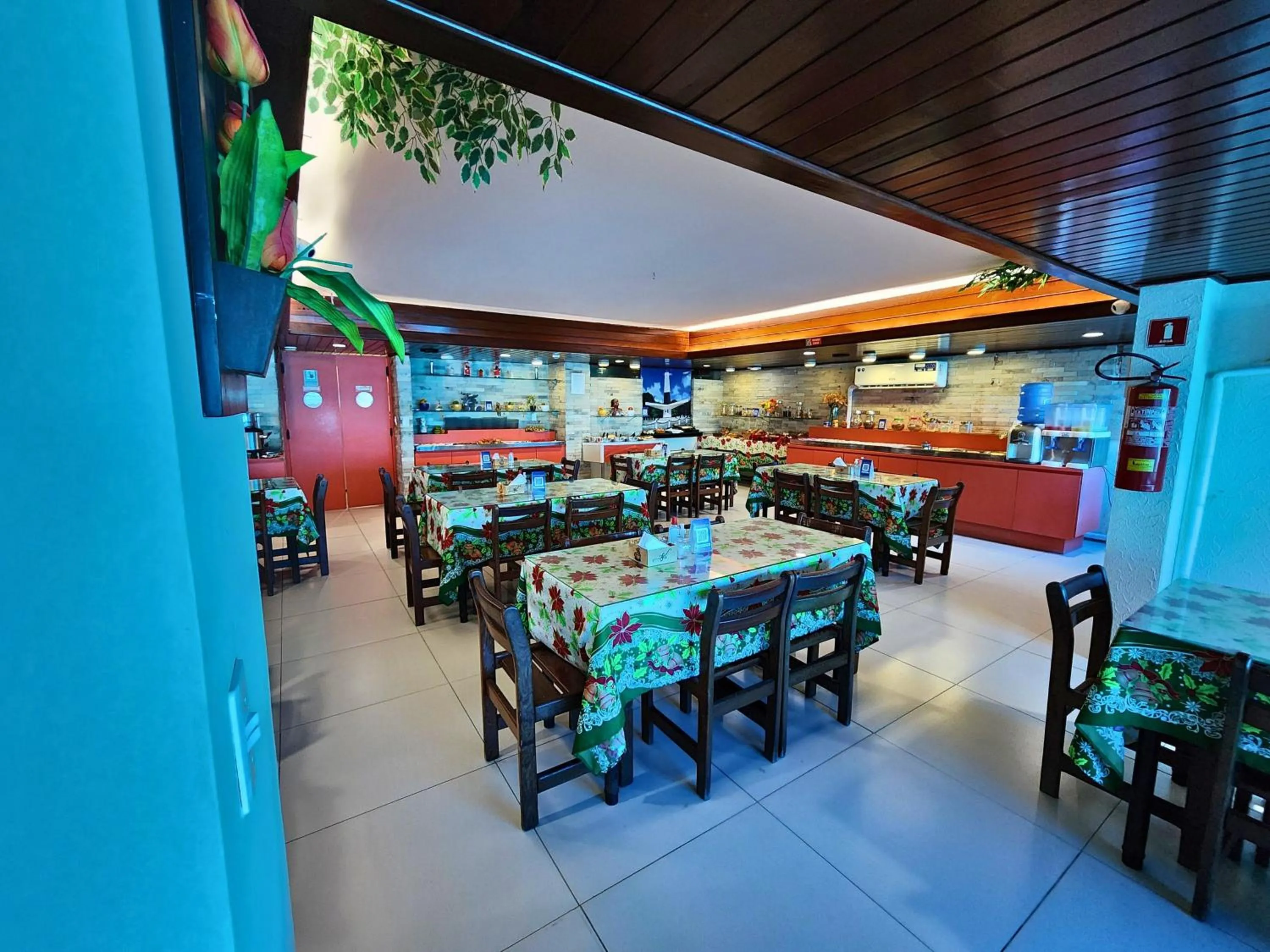 Dining area in JR Hotel