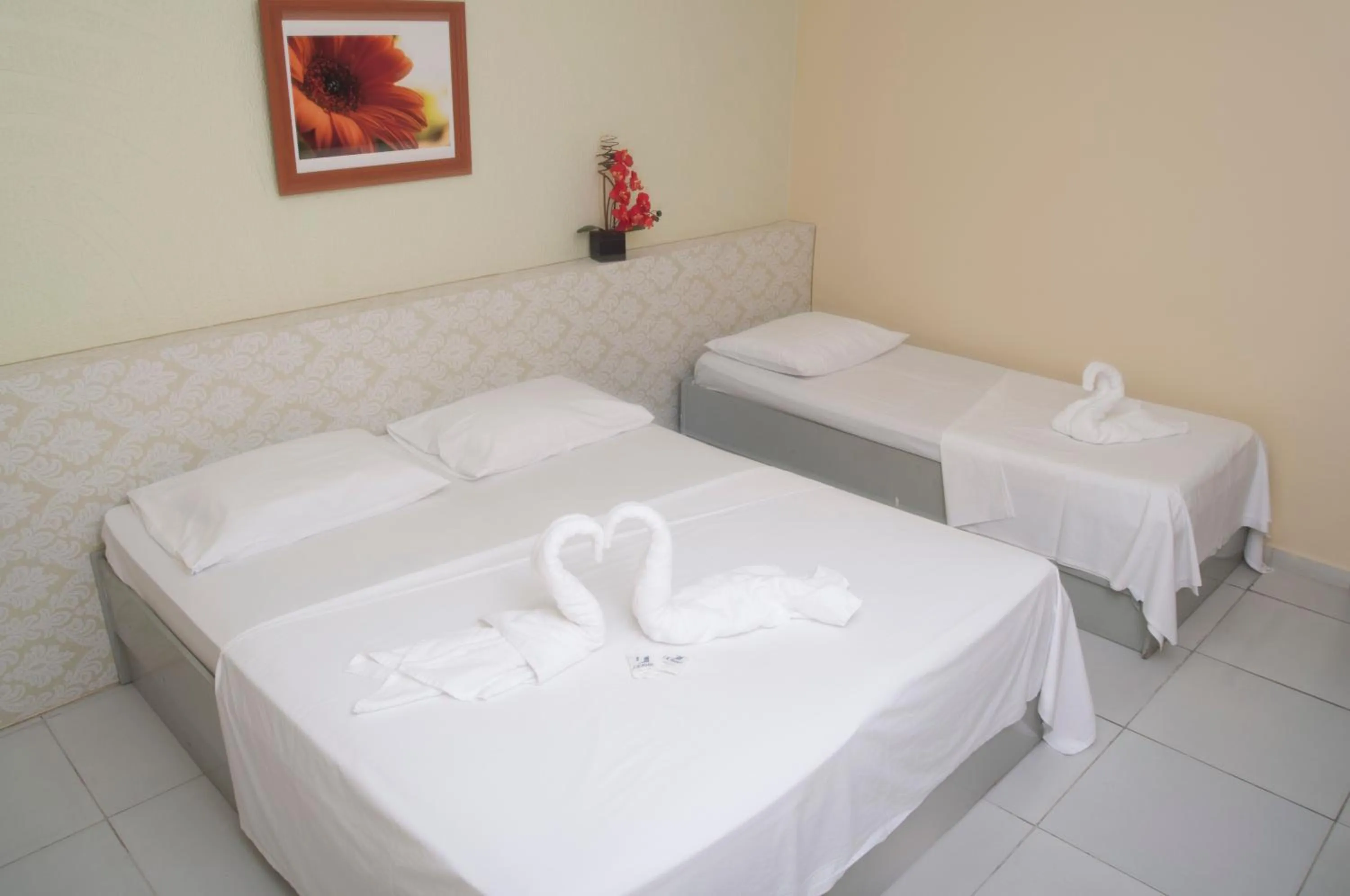 Decorative detail, Bed in JR Hotel