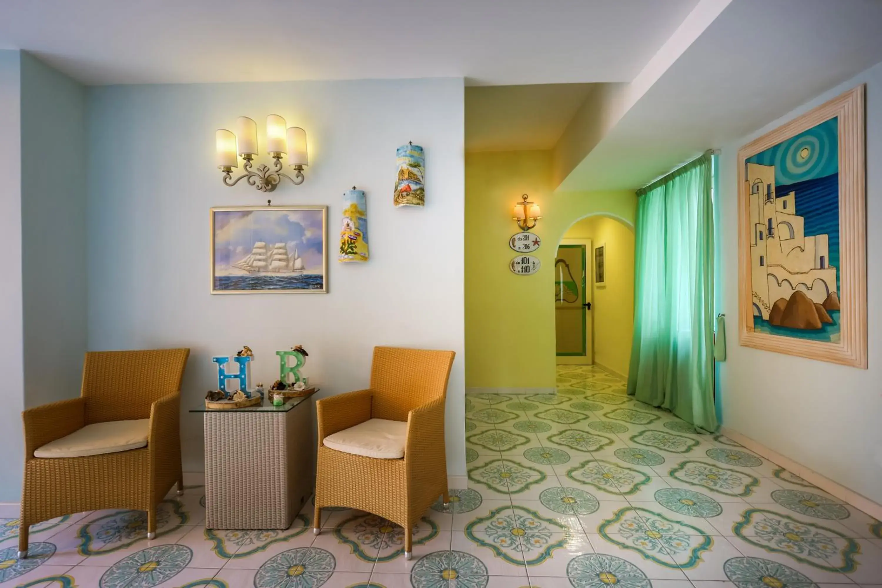 Lobby or reception in Hotel Rivamare Lobby or reception in Hotel Rivamare