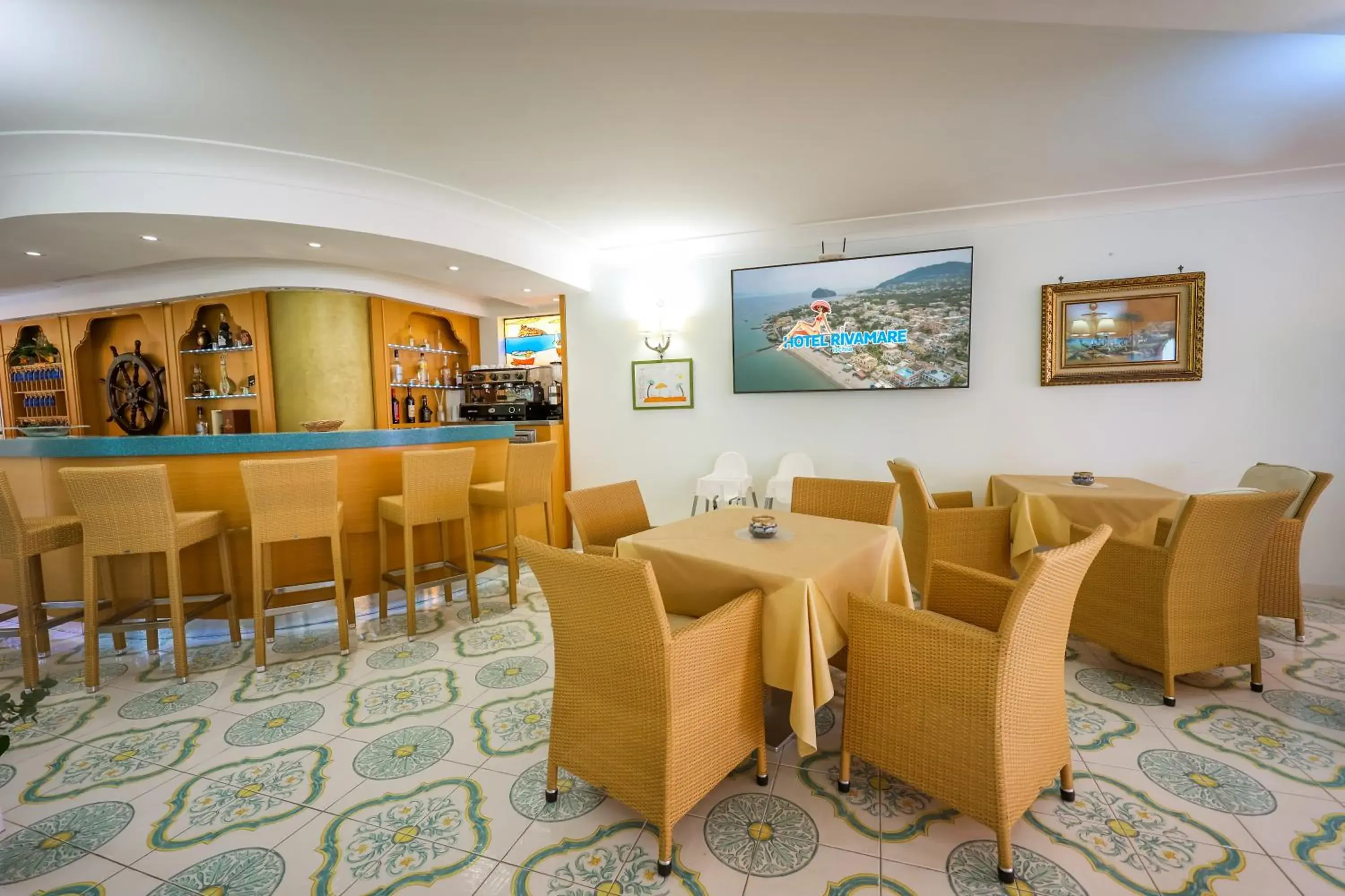 Lounge or bar in Hotel Rivamare Lounge or bar in Hotel Rivamare