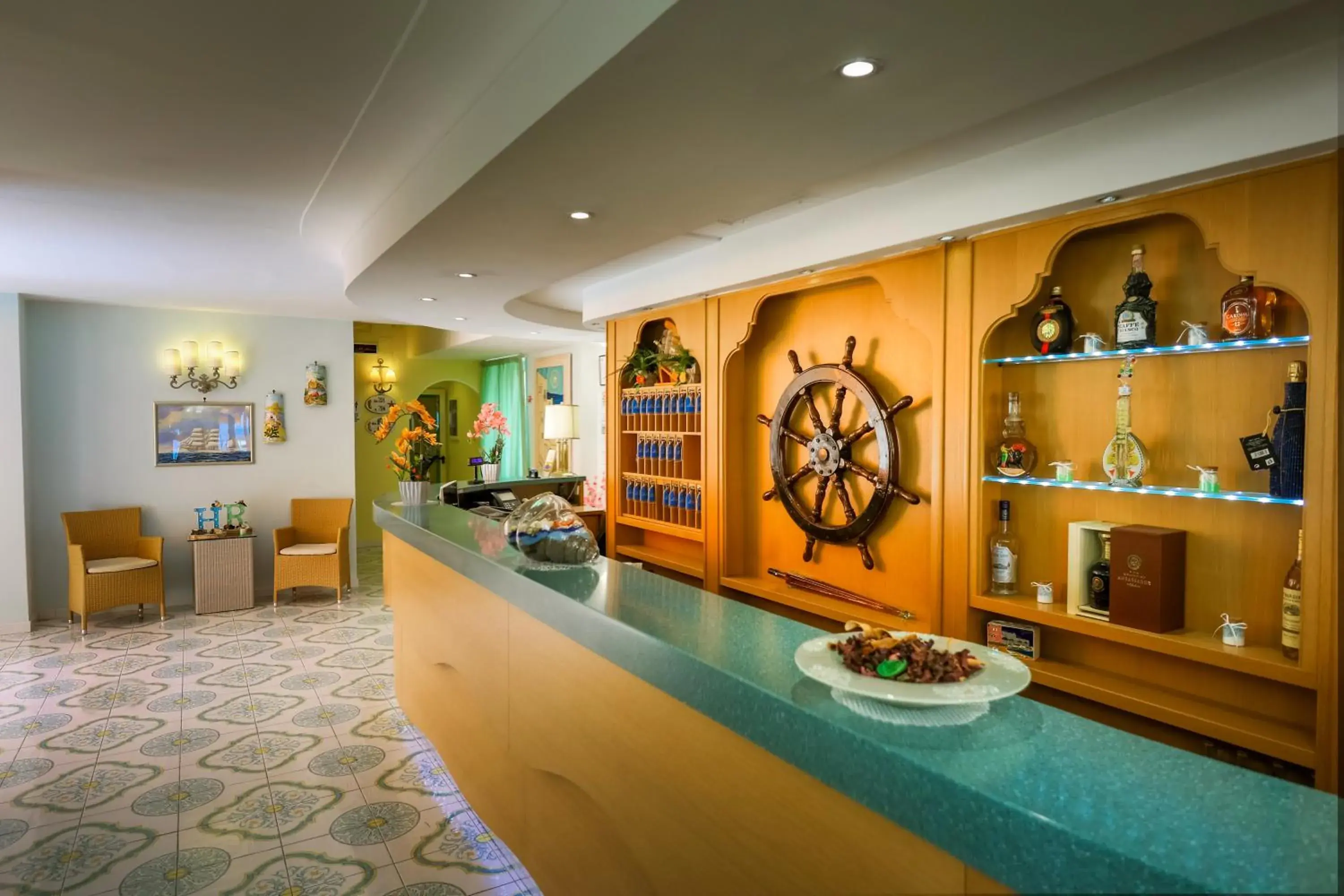 Lobby or reception in Hotel Rivamare Lobby or reception in Hotel Rivamare