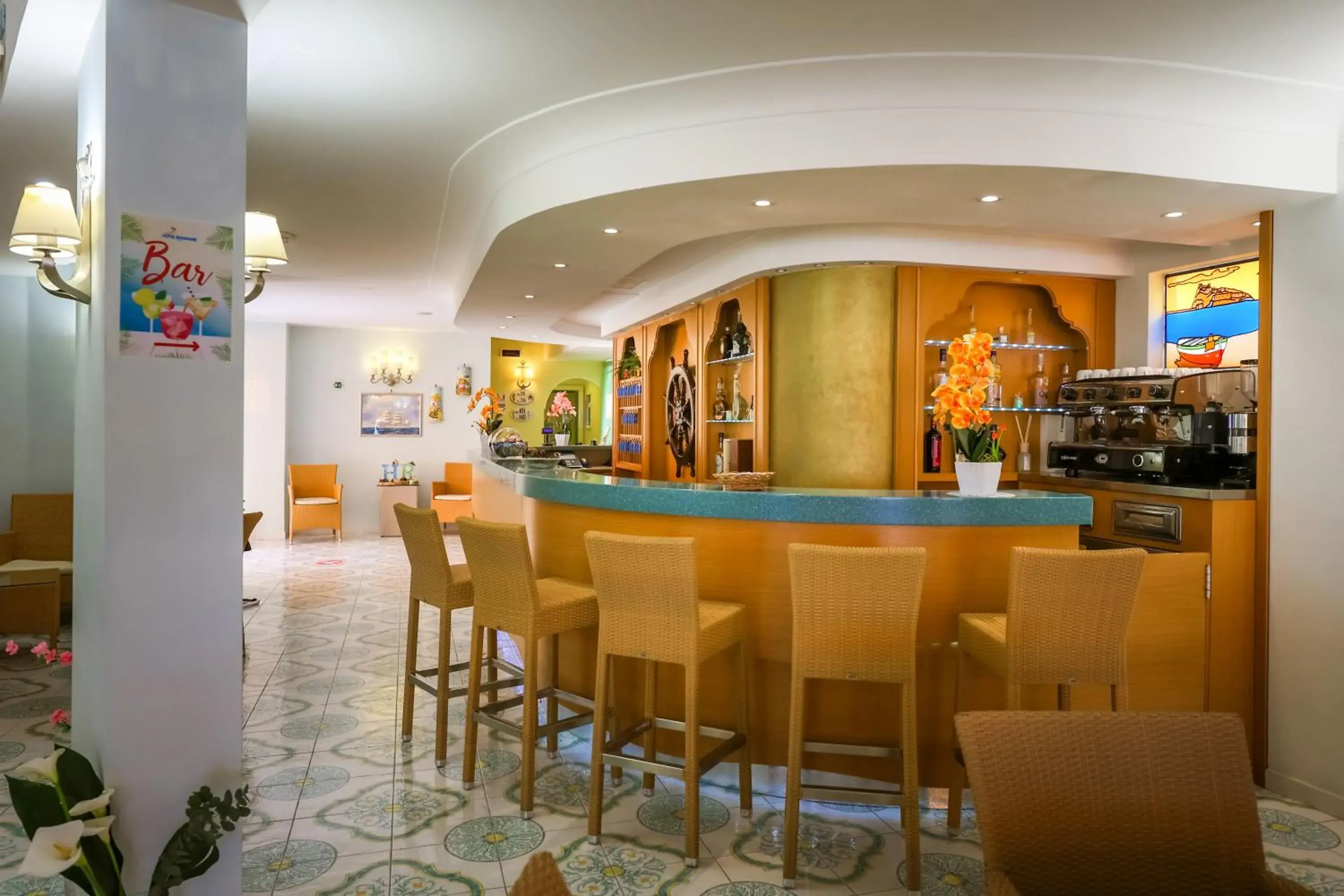 Lounge or bar in Hotel Rivamare Lounge or bar in Hotel Rivamare