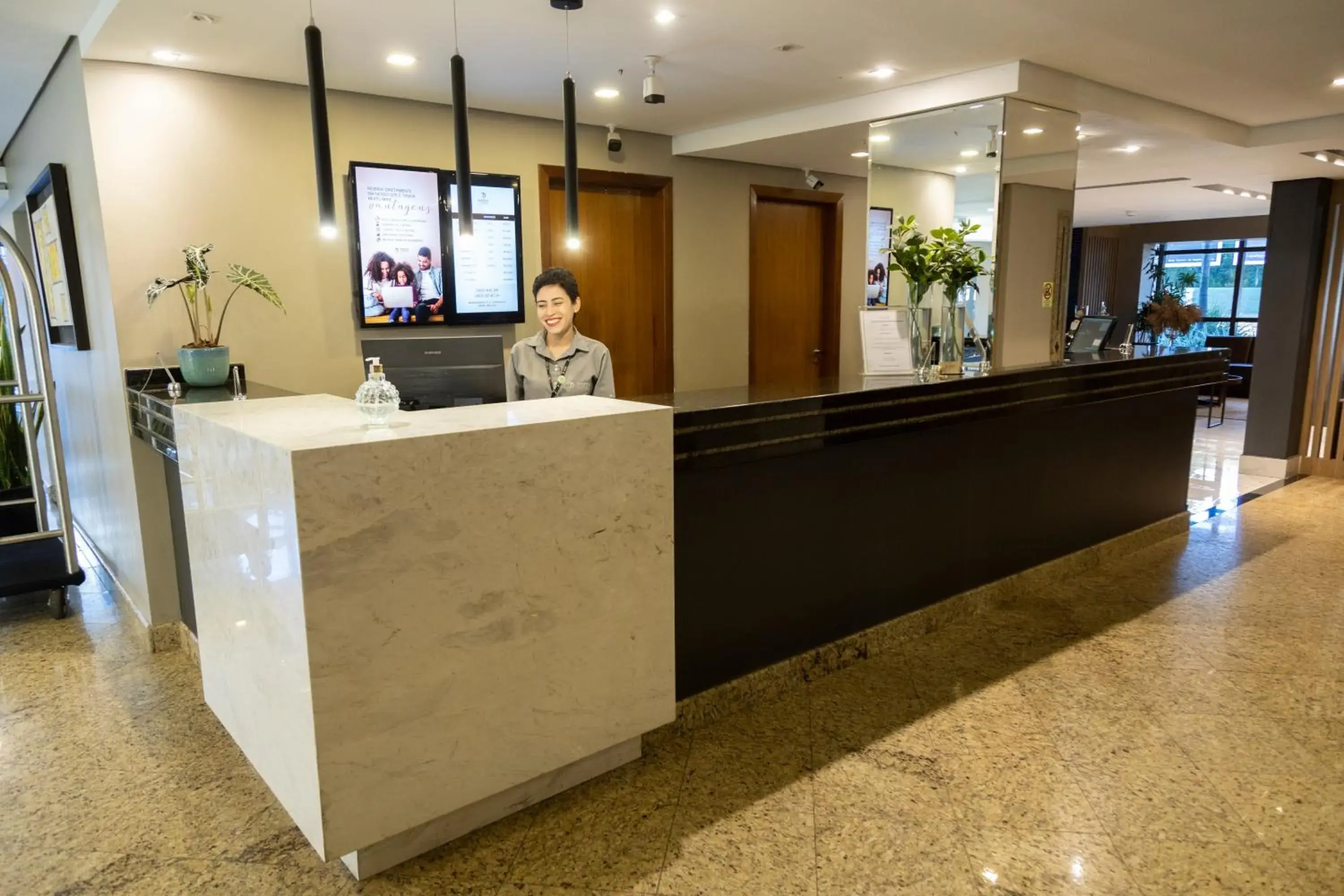 Lobby or reception in Nadai Confort Hotel e Spa Lobby or reception in Nadai Confort Hotel e Spa