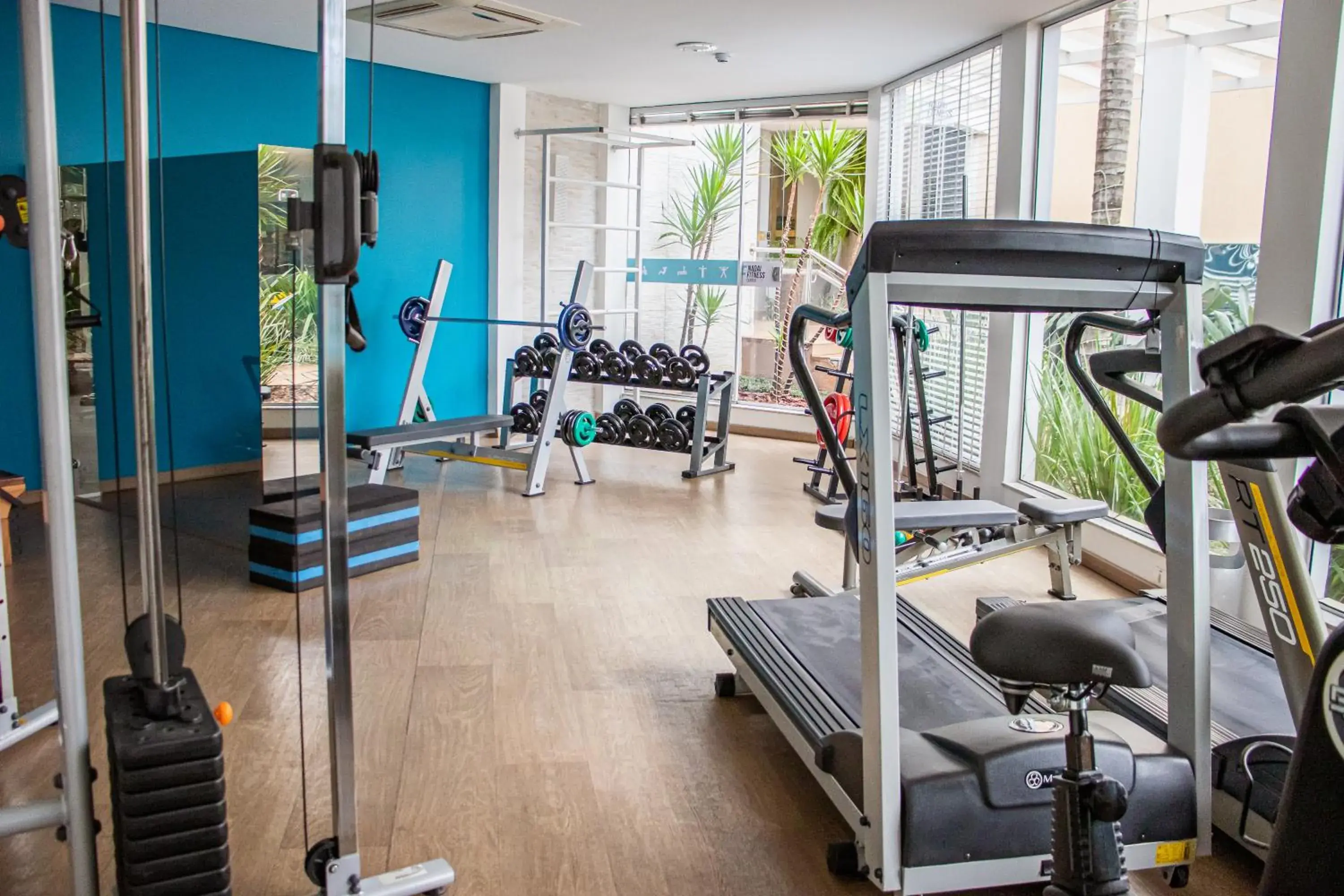 Fitness centre/facilities in Nadai Confort Hotel e Spa Fitness centre/facilities in Nadai Confort Hotel e Spa