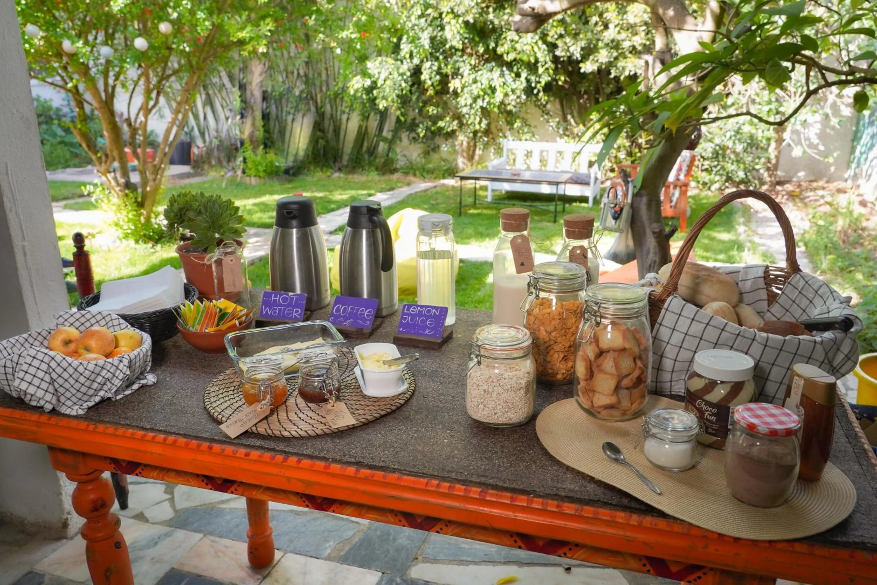 Breakfast in Natural Mystic Hostel