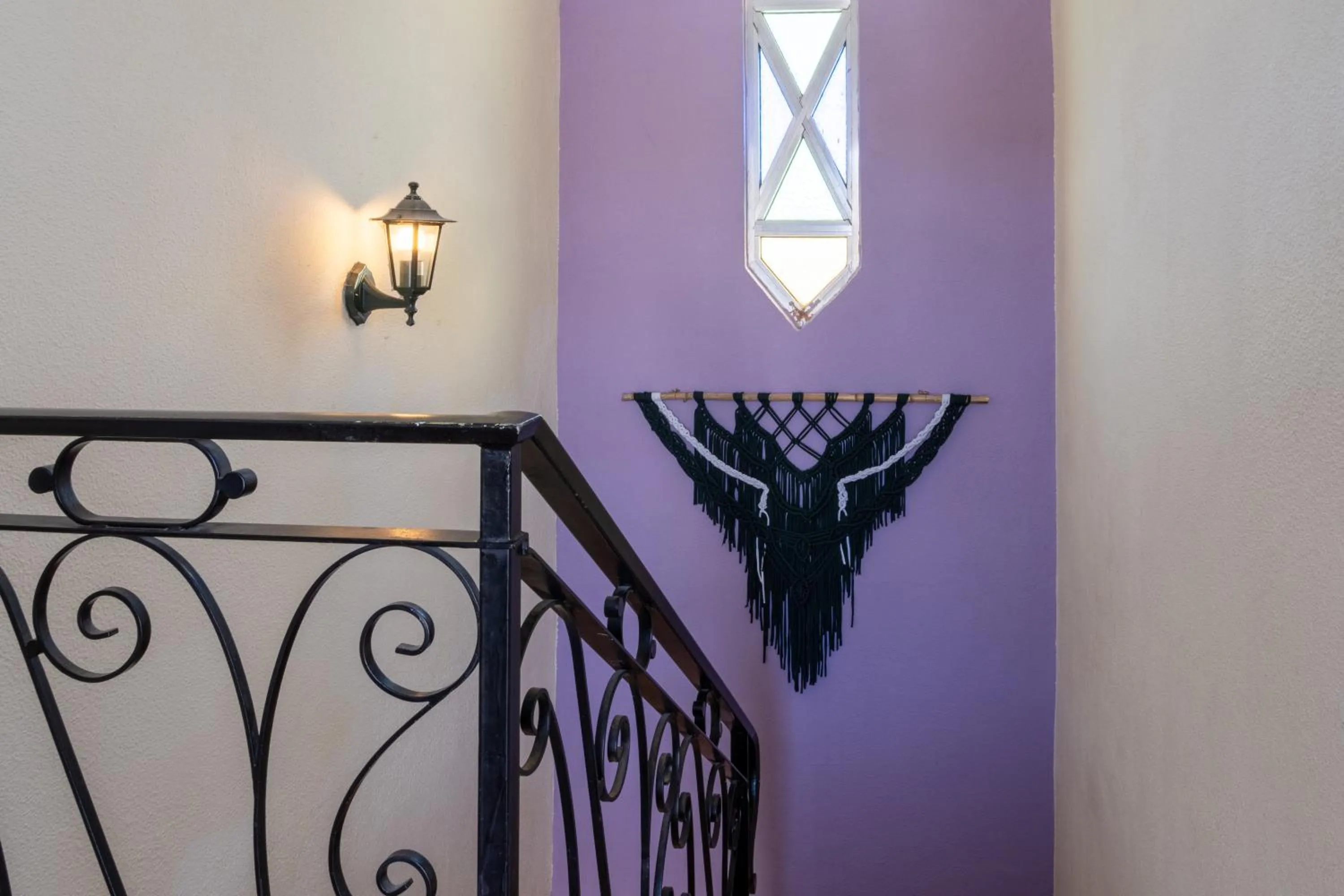 Decorative detail in Natural Mystic Hostel