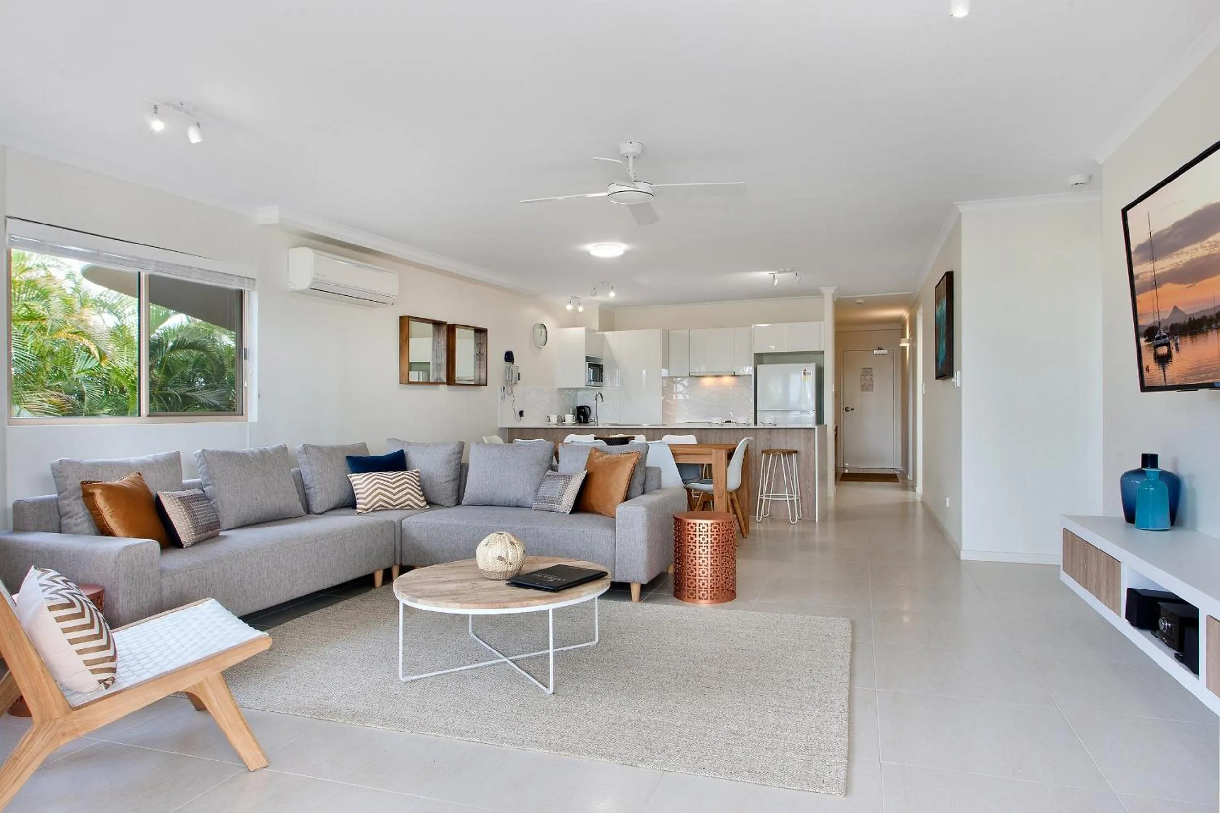 Living room in Offshore Noosa Resort