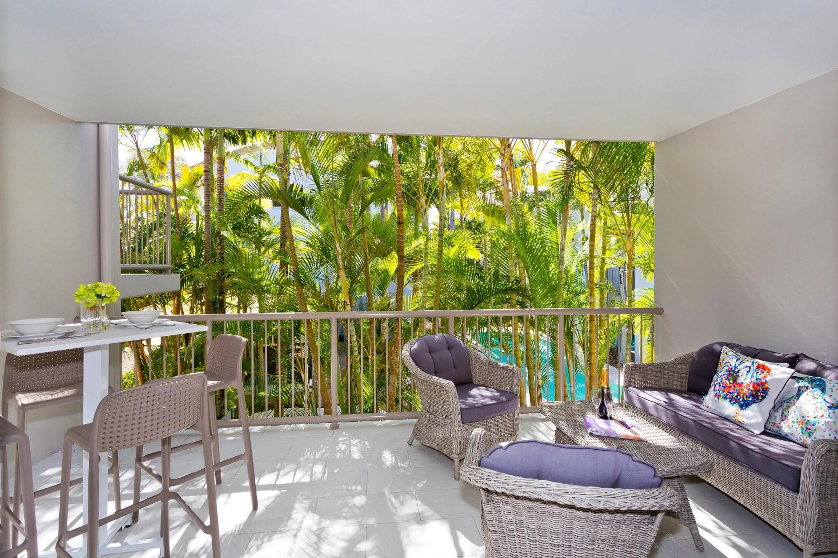 Patio in Offshore Noosa Resort