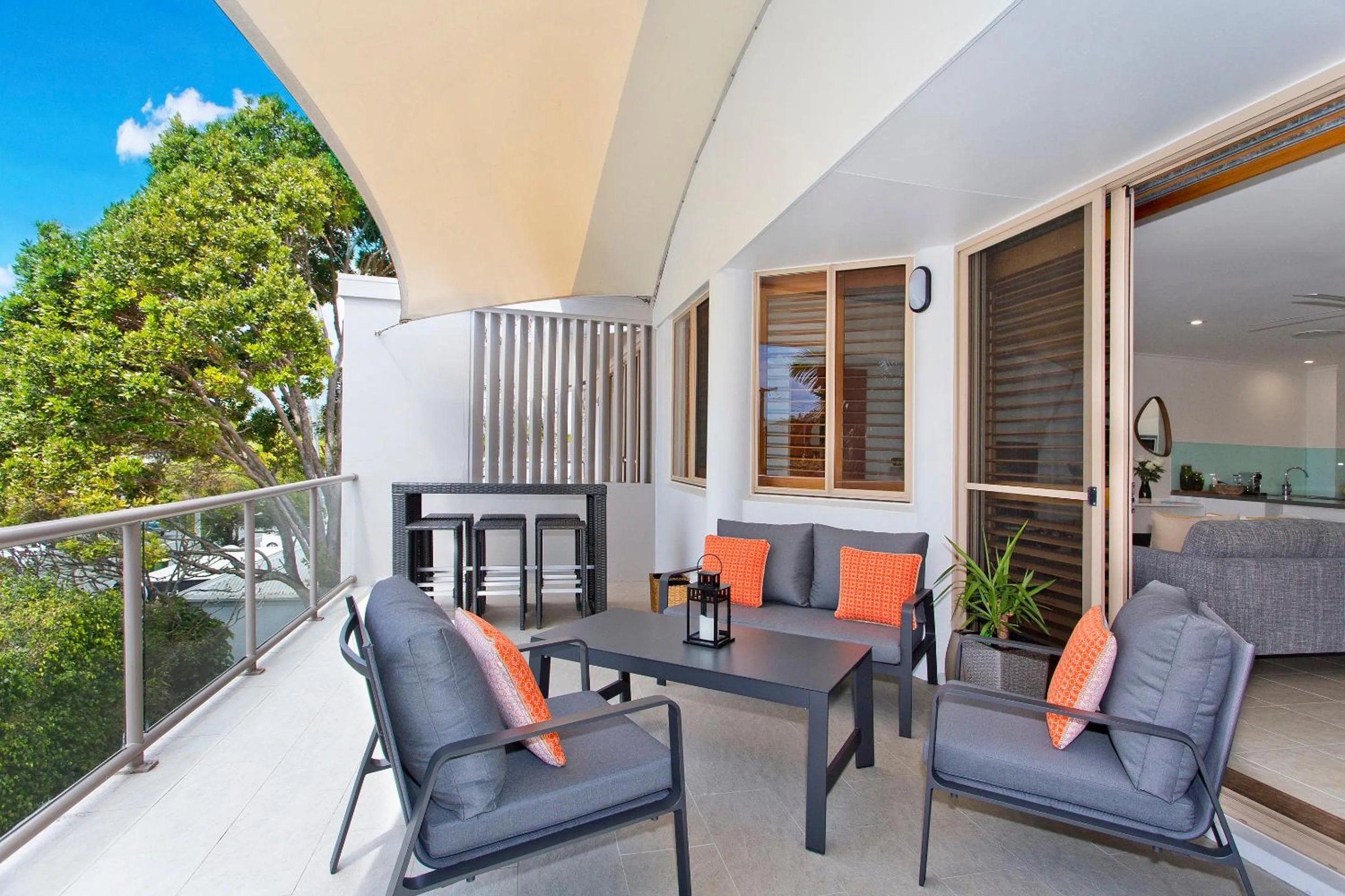 Balcony/Terrace in Offshore Noosa Resort