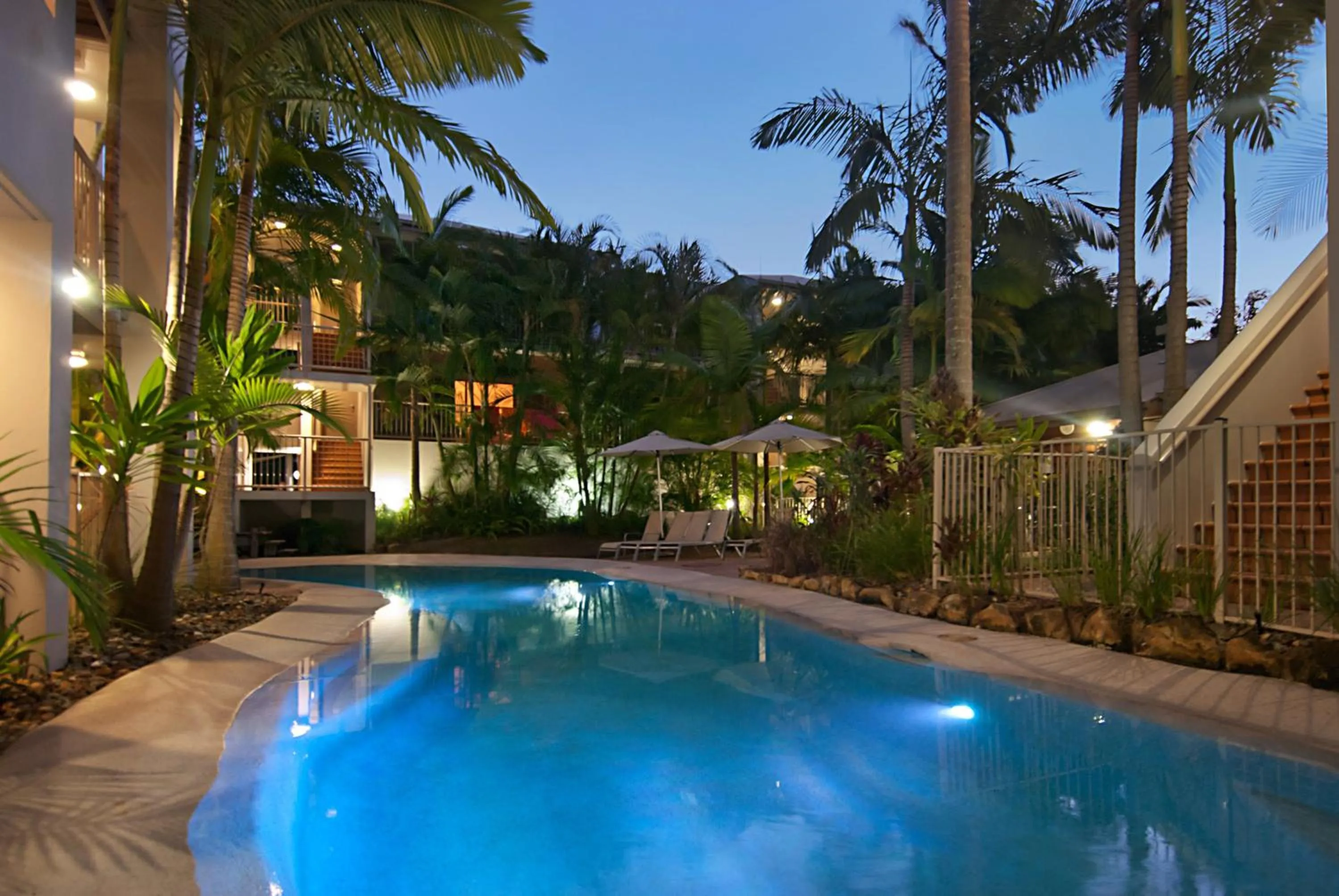 Pool view in Offshore Noosa Resort