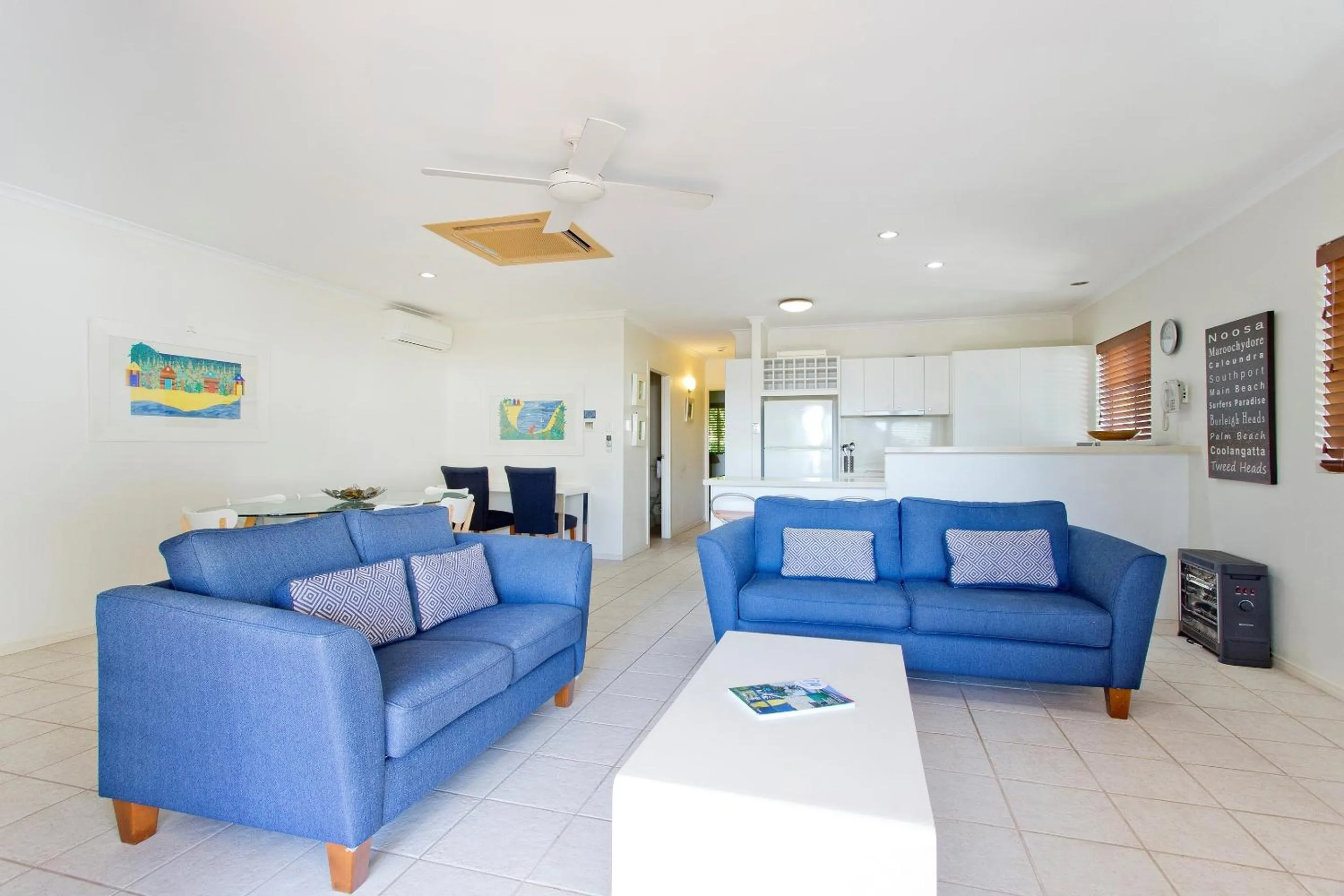 Living room in Offshore Noosa Resort