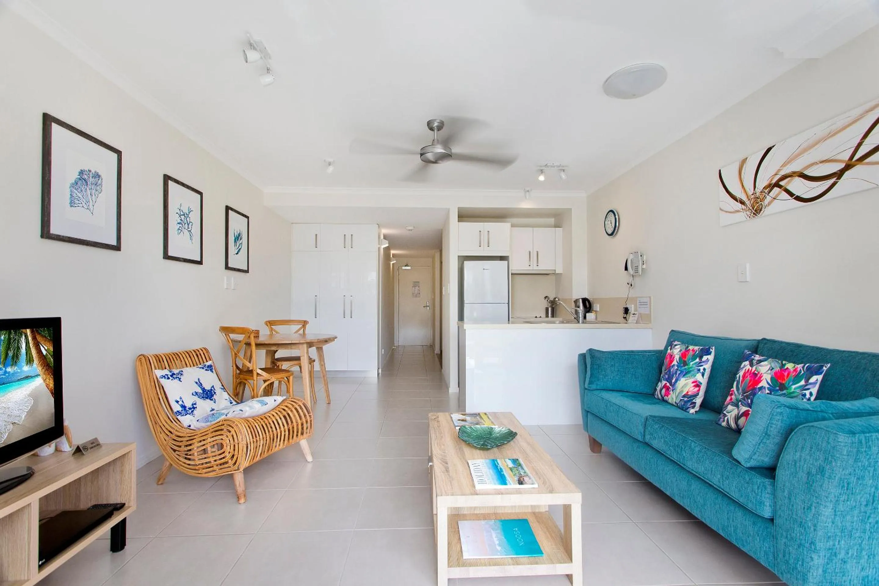 Seating area in Offshore Noosa Resort