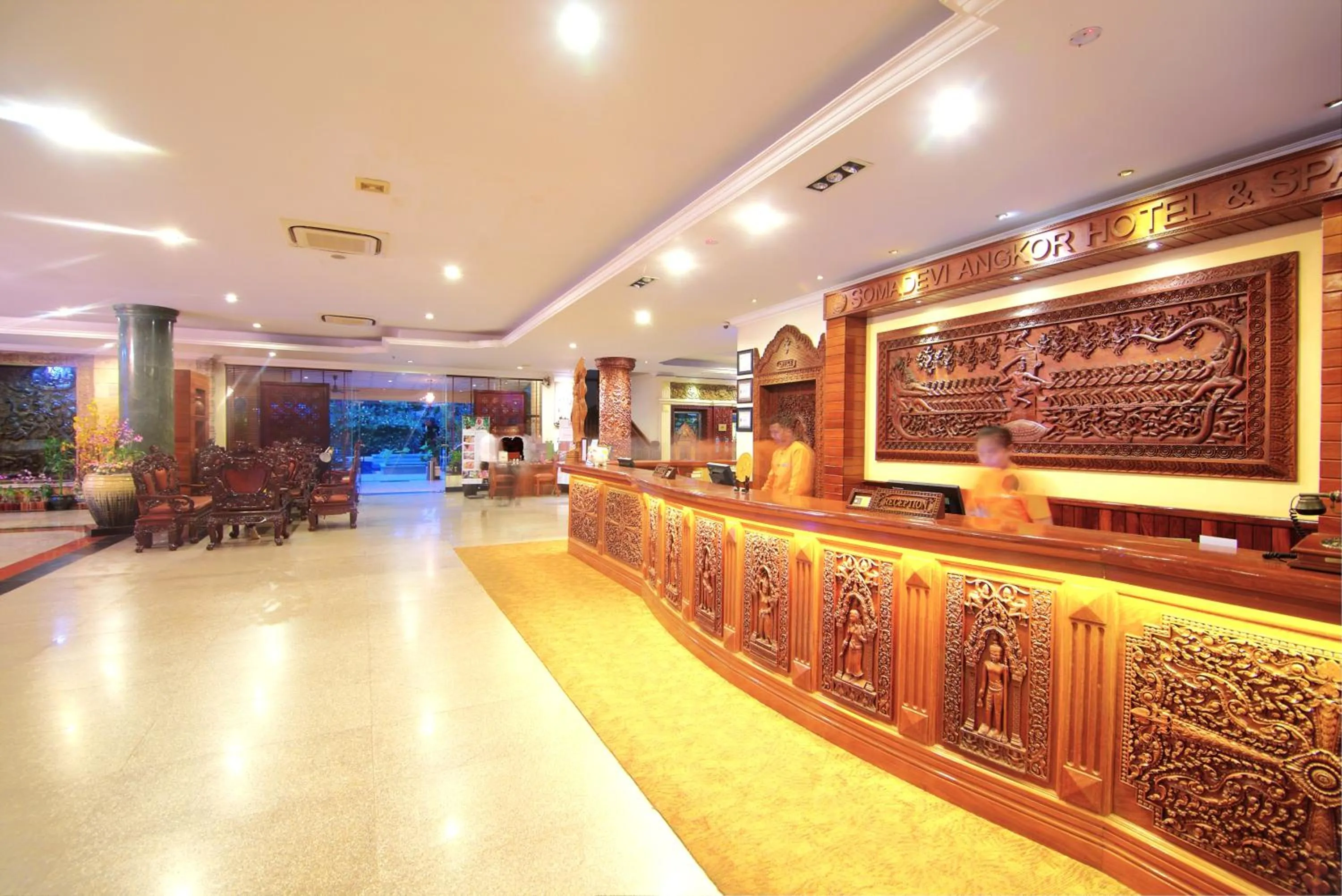 Lobby or reception in Hotel Somadevi Angkor Resort & Spa