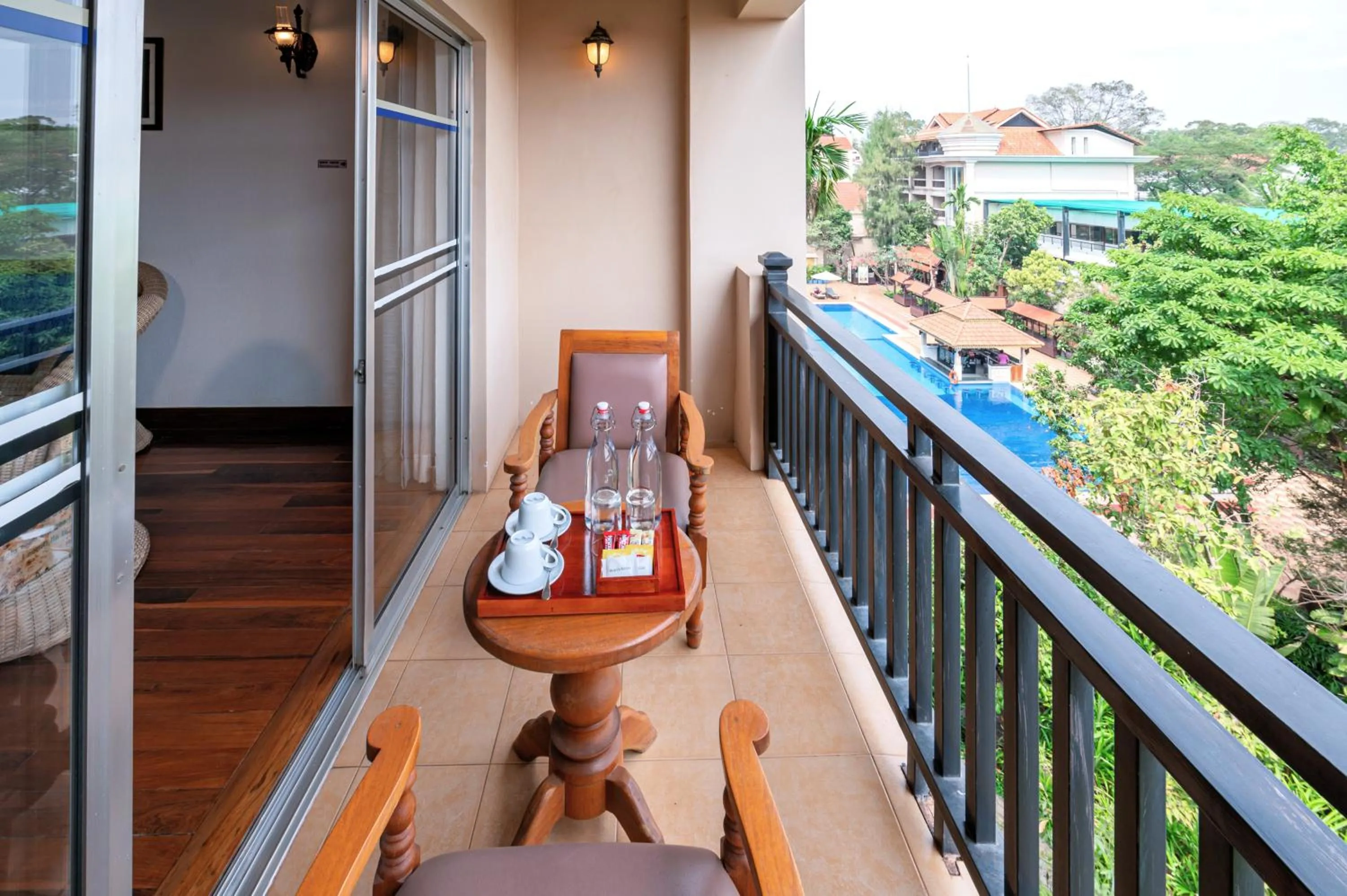 Balcony/Terrace in Hotel Somadevi Angkor Resort & Spa