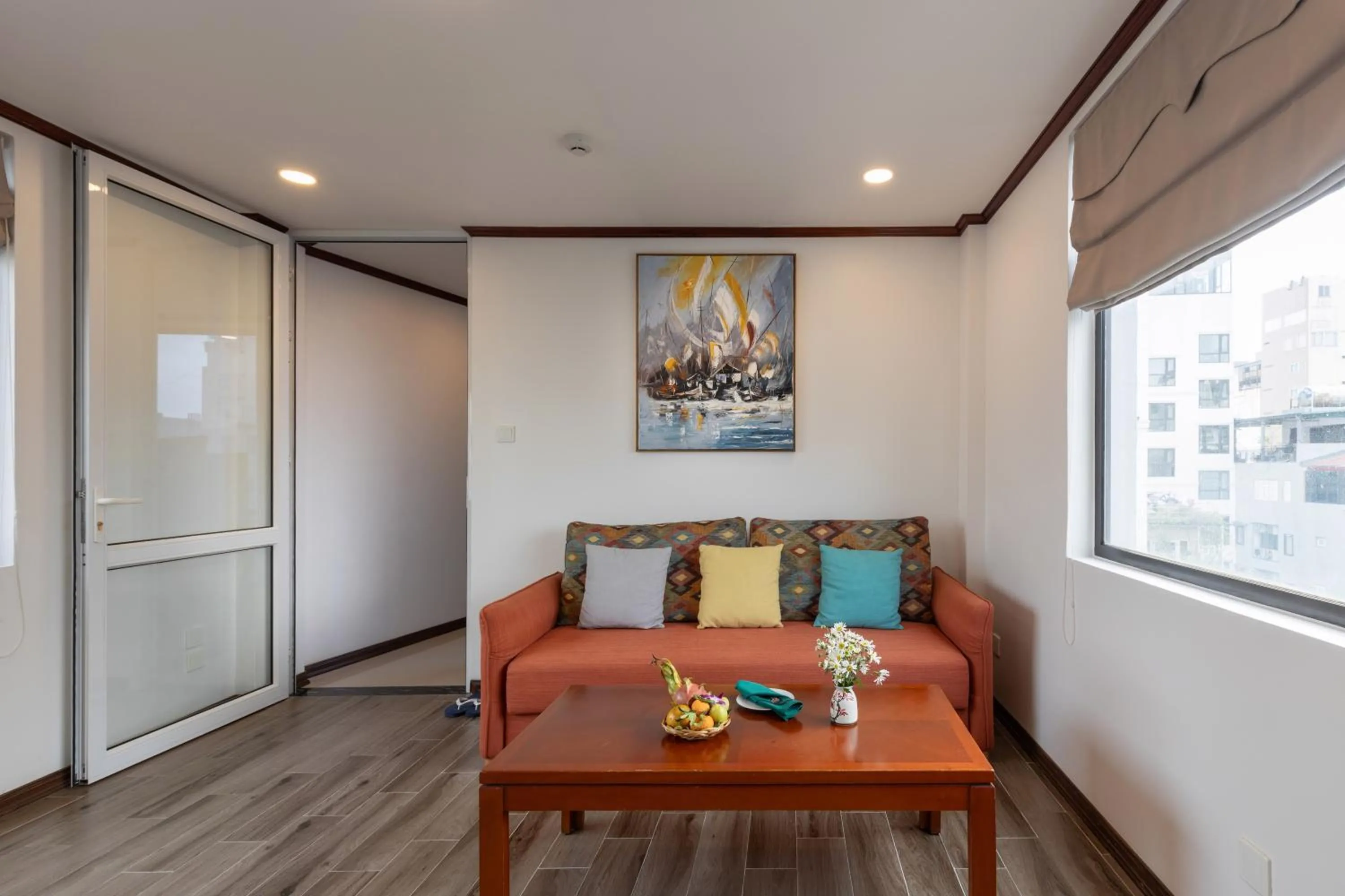 Living room in Flower Garden Hotel