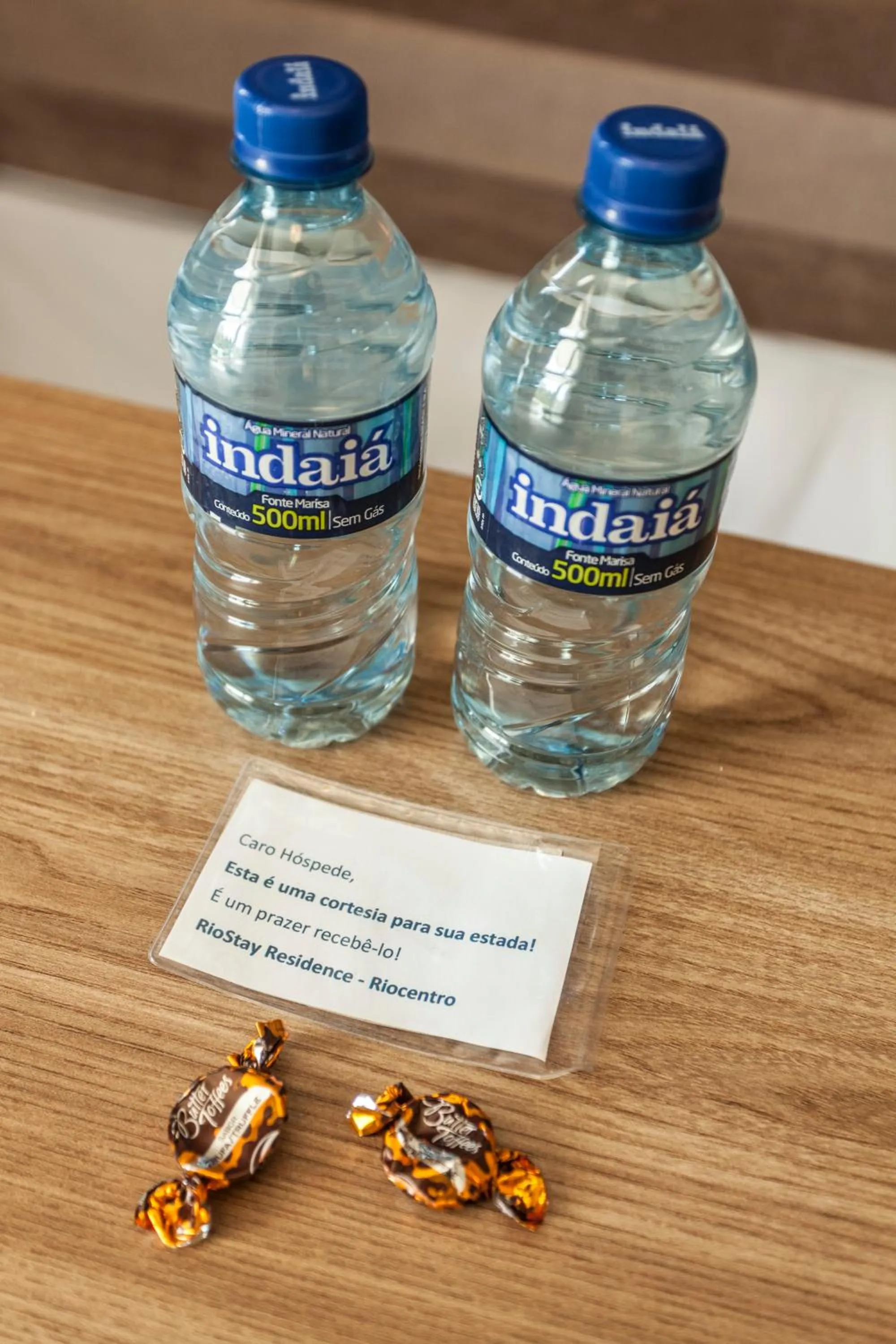 Text overlay in RioStay Residence - Riocentro