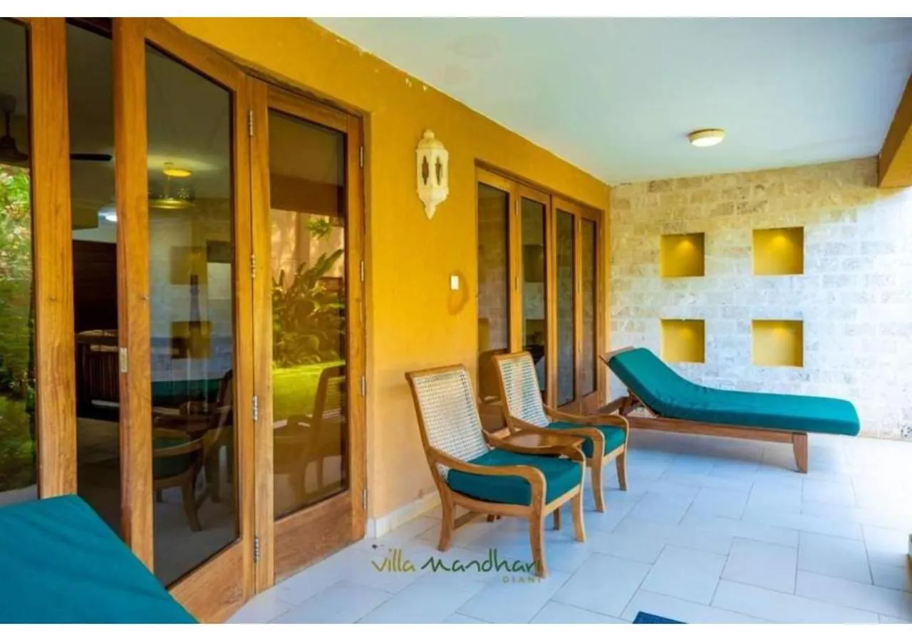 Seating area in Villa Mandhari - Diani Beach