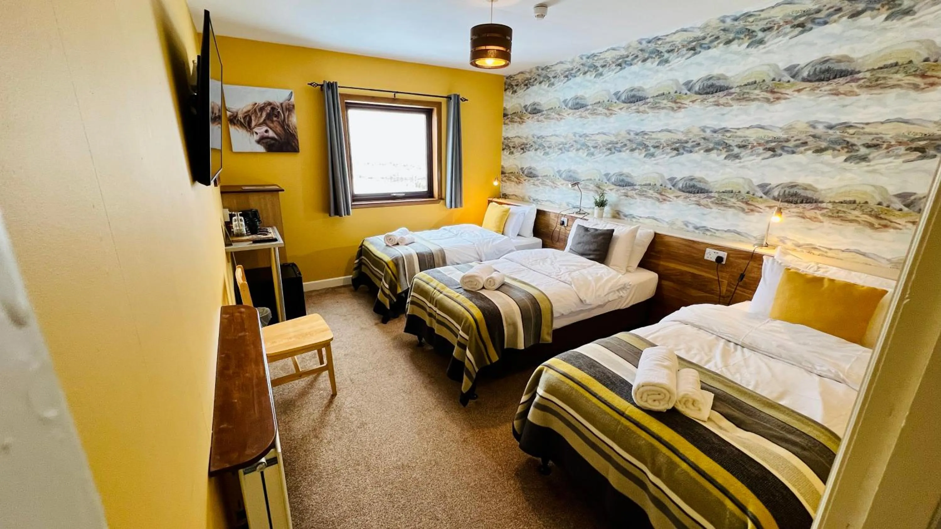 Bed in Aultguish Inn