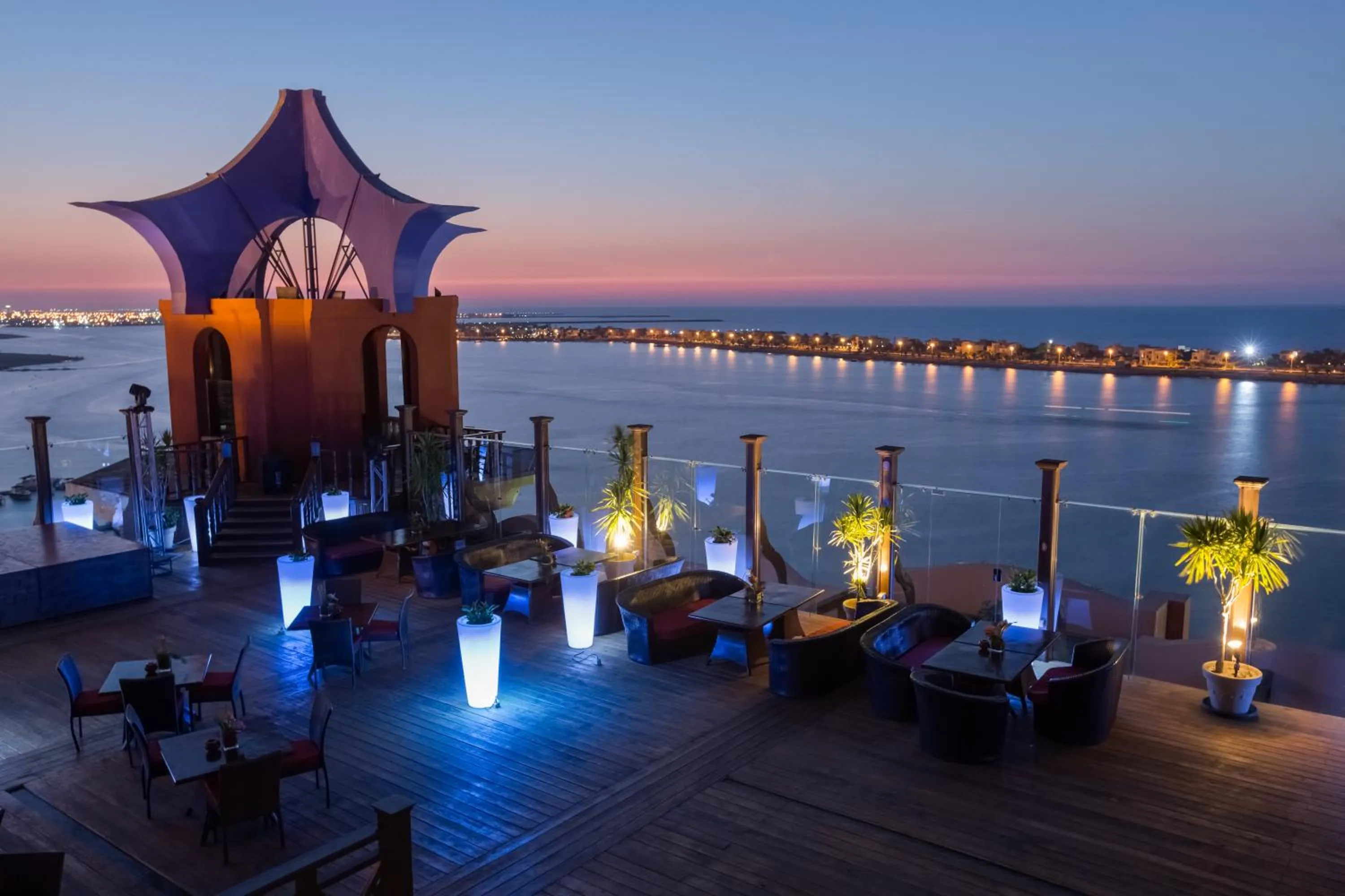 Sunset in Porto Marina Hotel & Spa Al Alamein