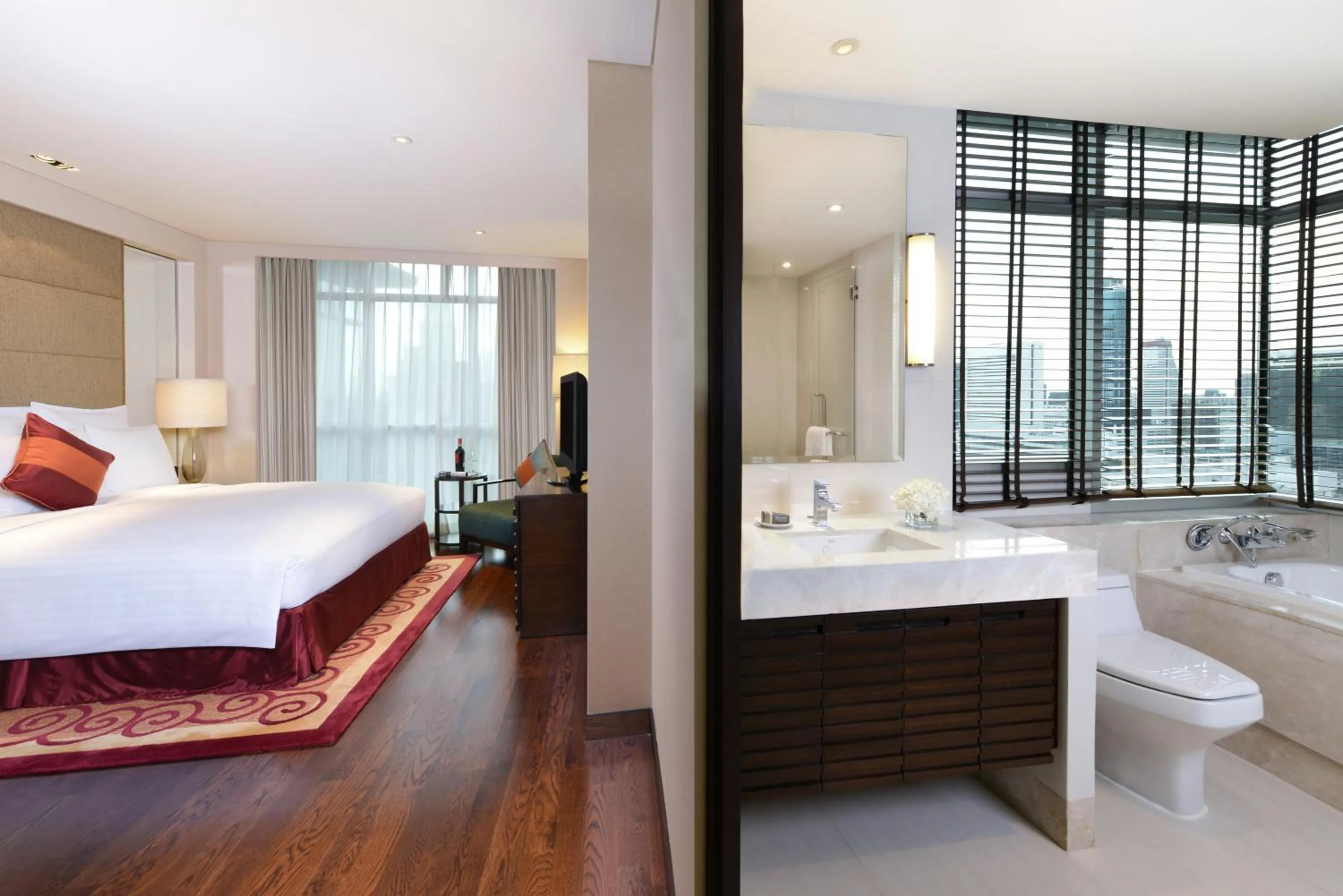 Bedroom, Bed in Sathorn Vista, Bangkok - Marriott Executive Apartments