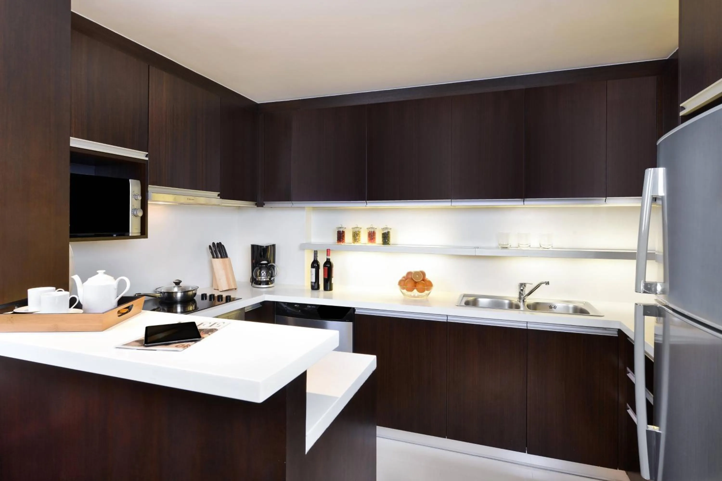 Bedroom in Sathorn Vista, Bangkok - Marriott Executive Apartments