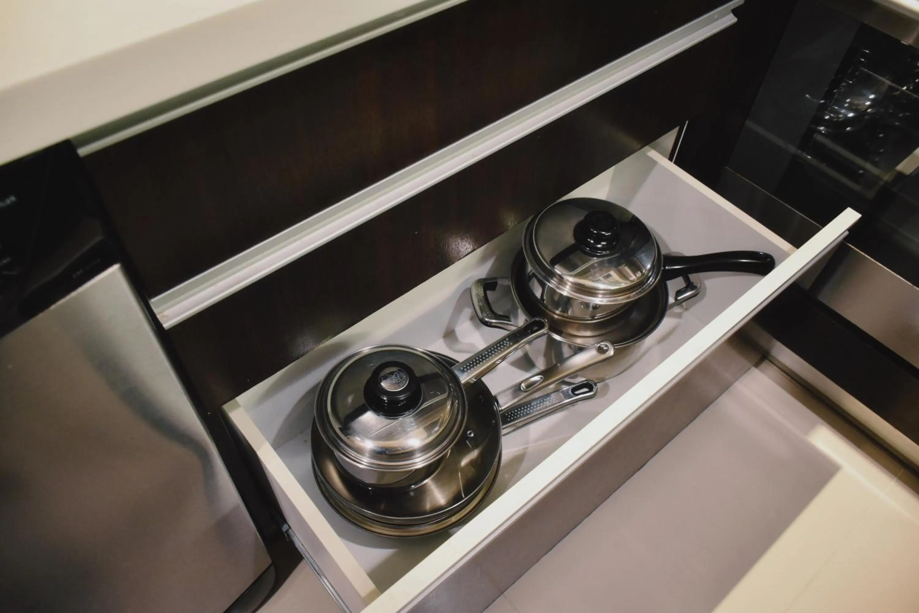 Kitchen or kitchenette in Sathorn Vista, Bangkok - Marriott Executive Apartments