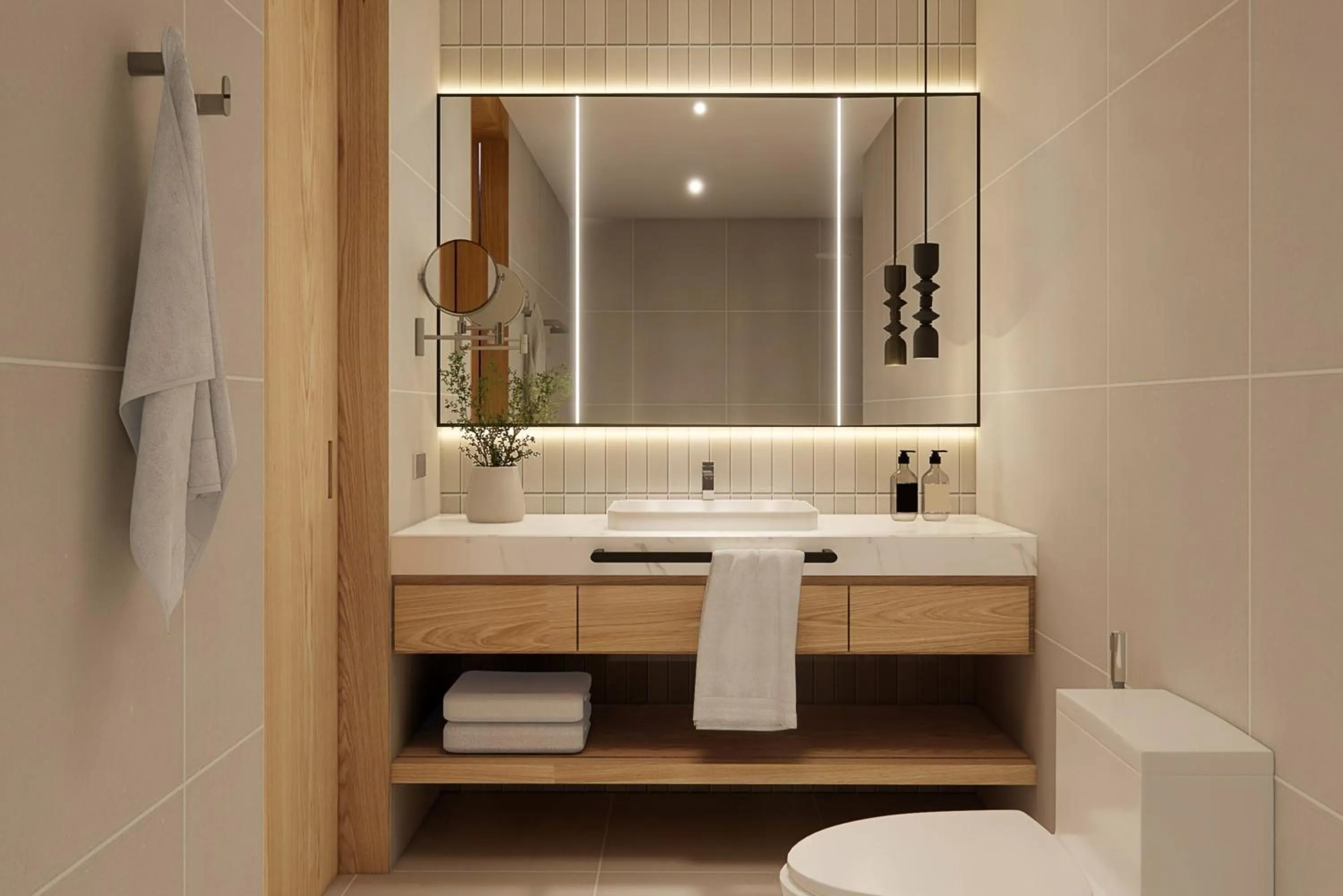 Bathroom in Sathorn Vista, Bangkok - Marriott Executive Apartments
