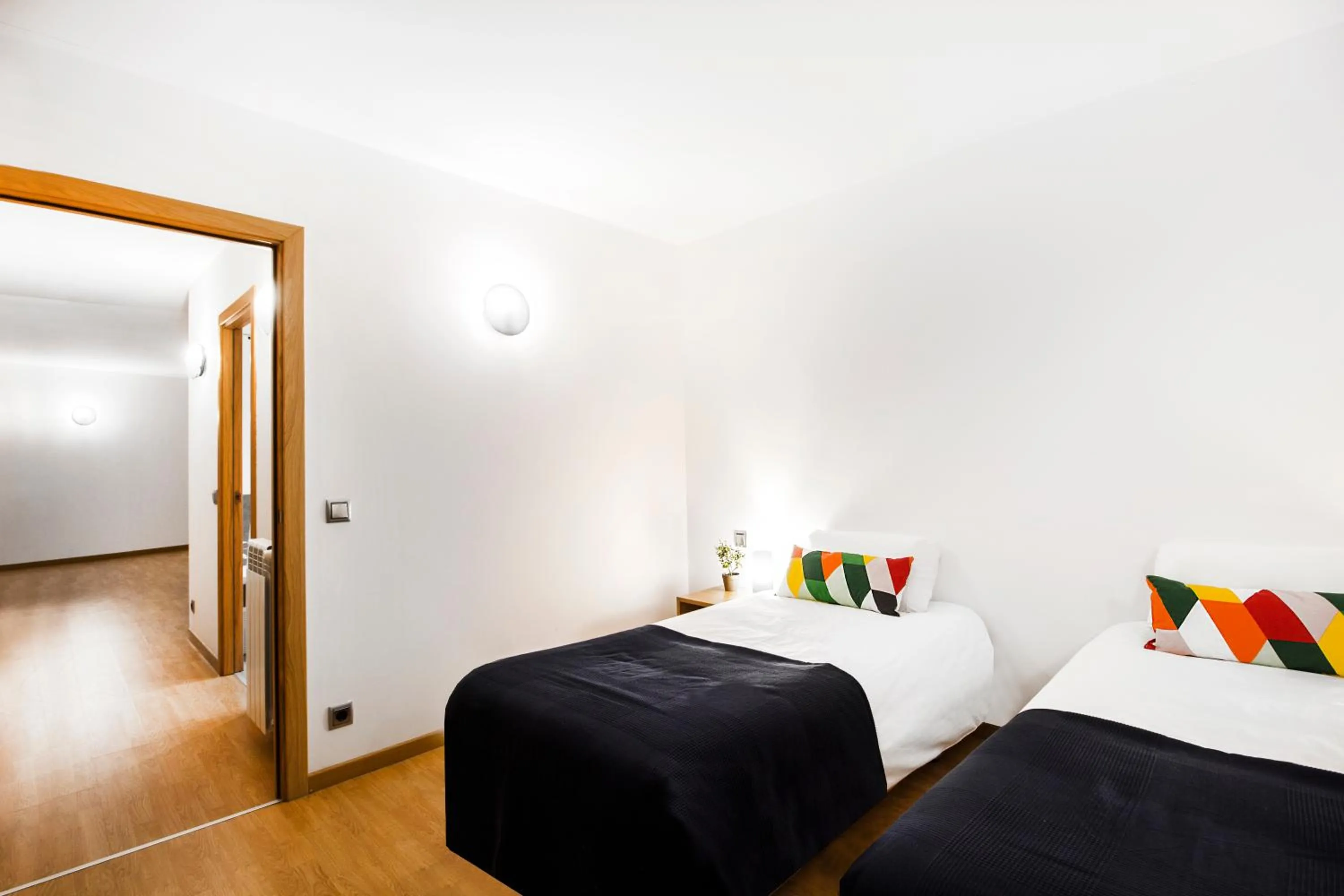 Bed in Font del Ferro Apartments