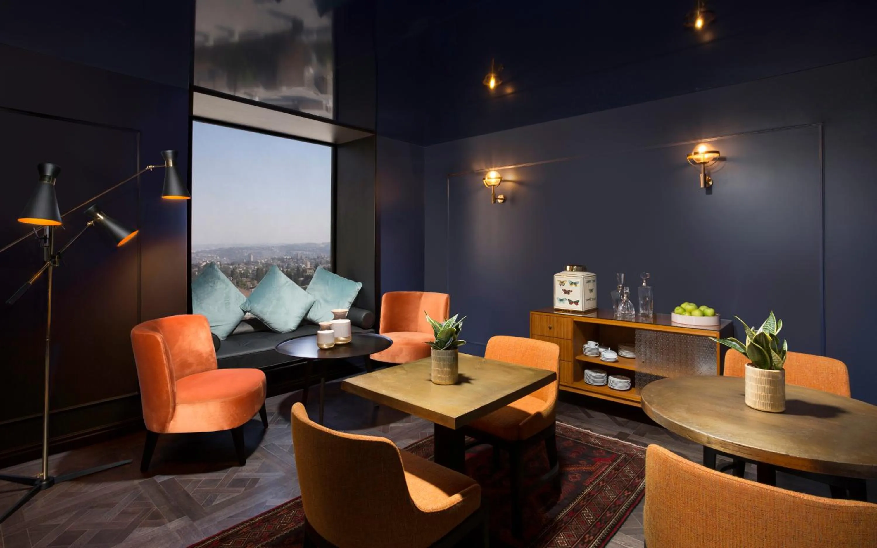 Seating area in Jacob Bat Sheva Jerusalem