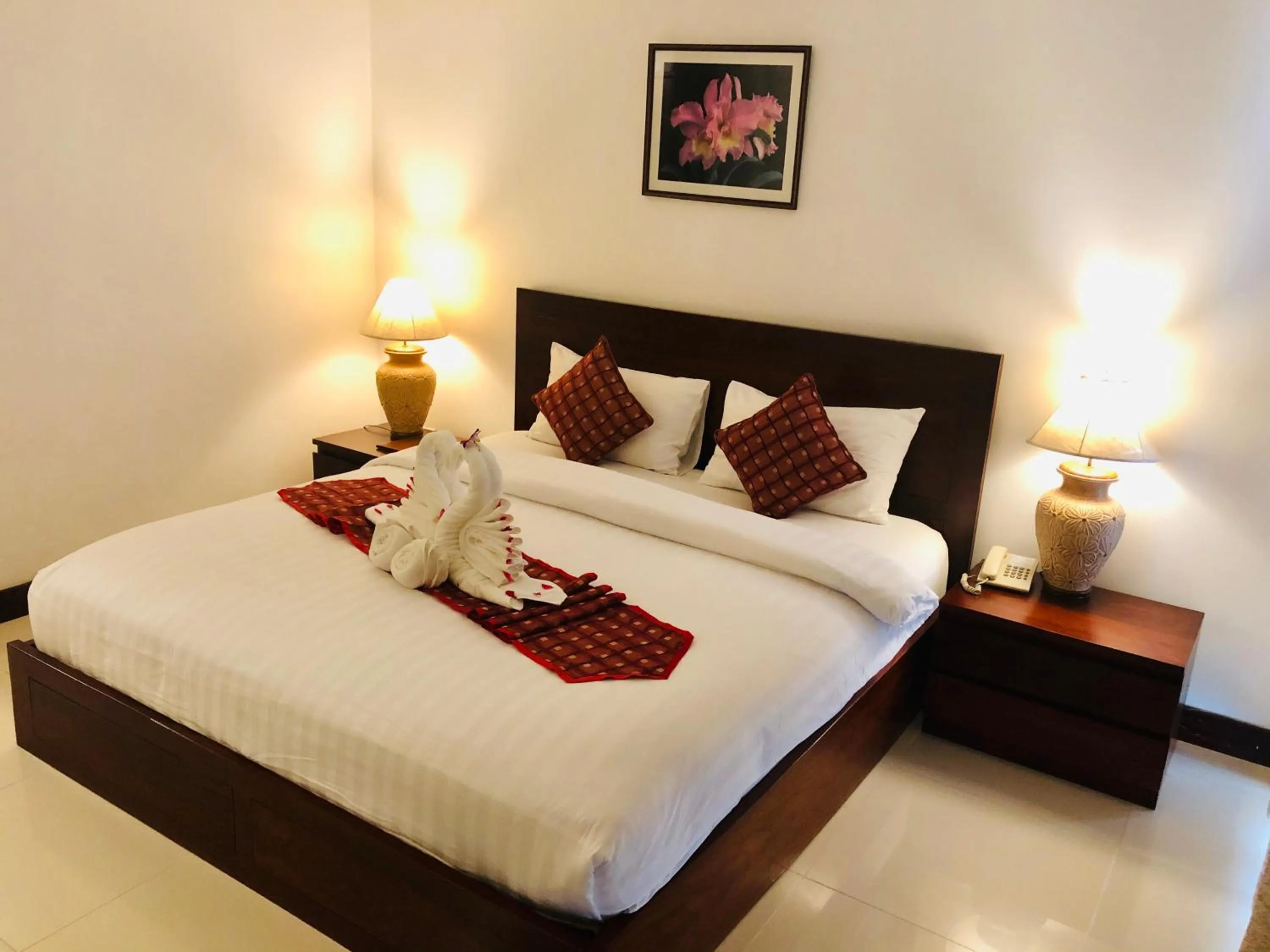 Bed in Sabaidee@Lao Hotel Vientiane