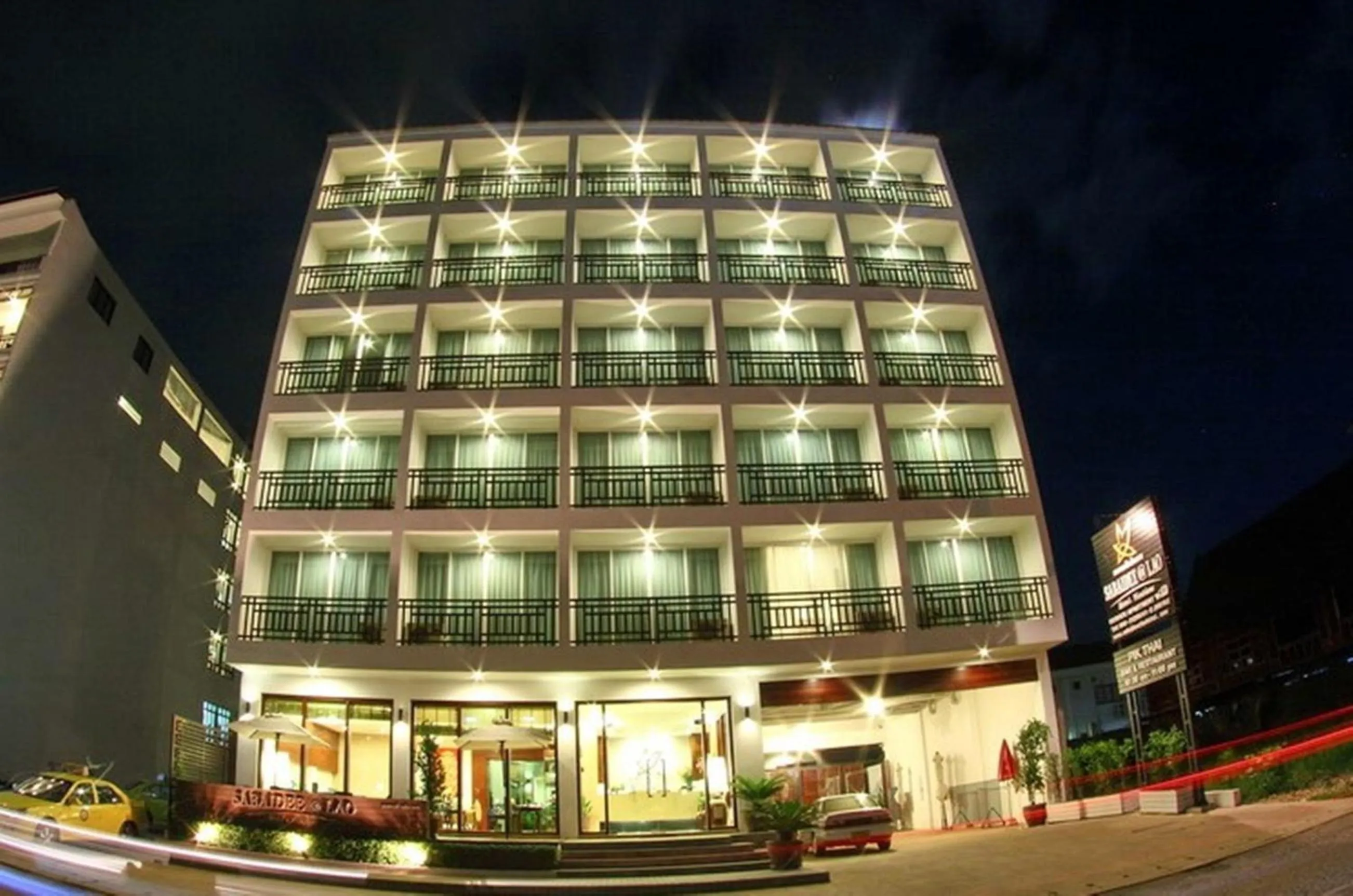 Facade/entrance in Sabaidee@Lao Hotel Vientiane