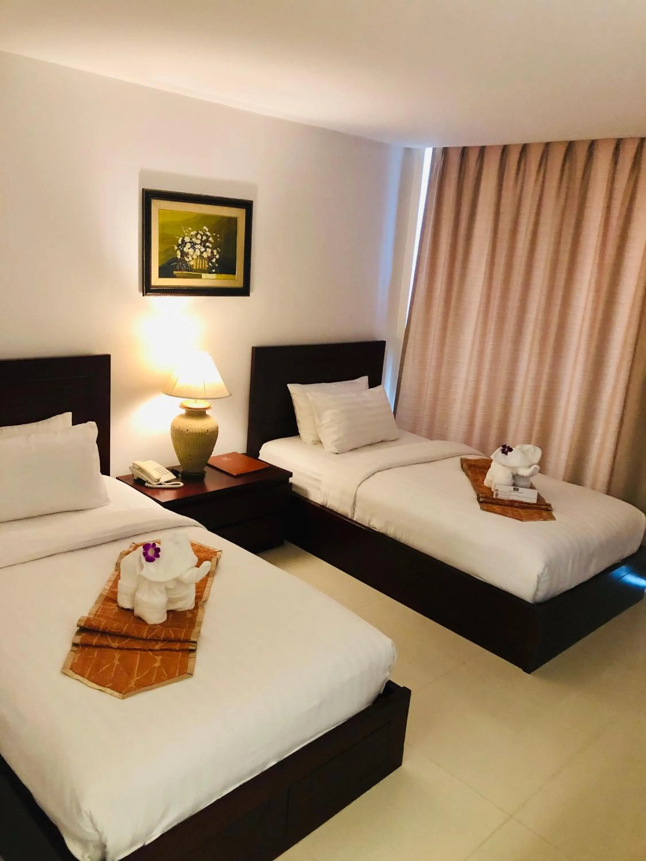 Bed in Sabaidee@Lao Hotel Vientiane