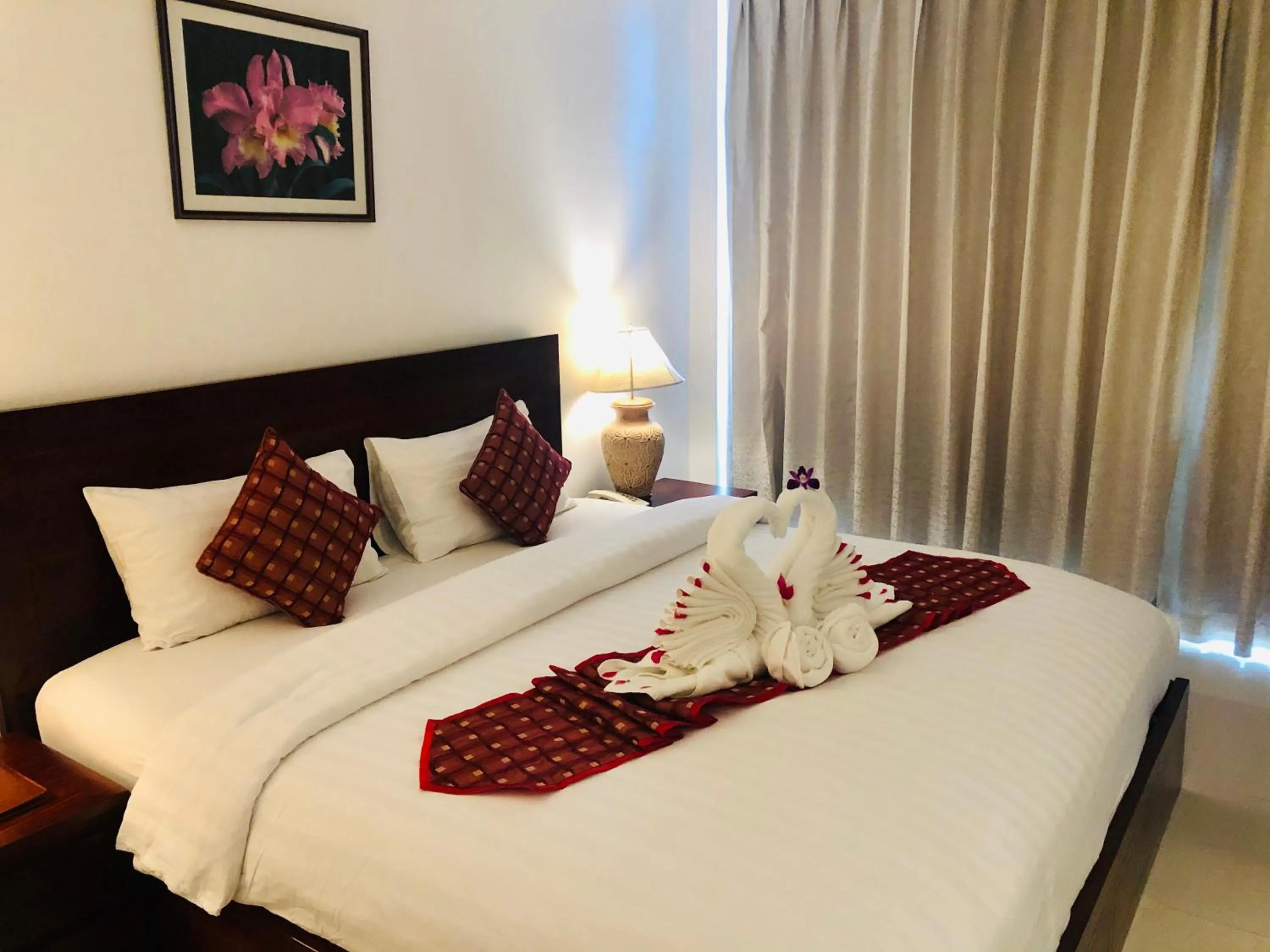 Bed in Sabaidee@Lao Hotel Vientiane