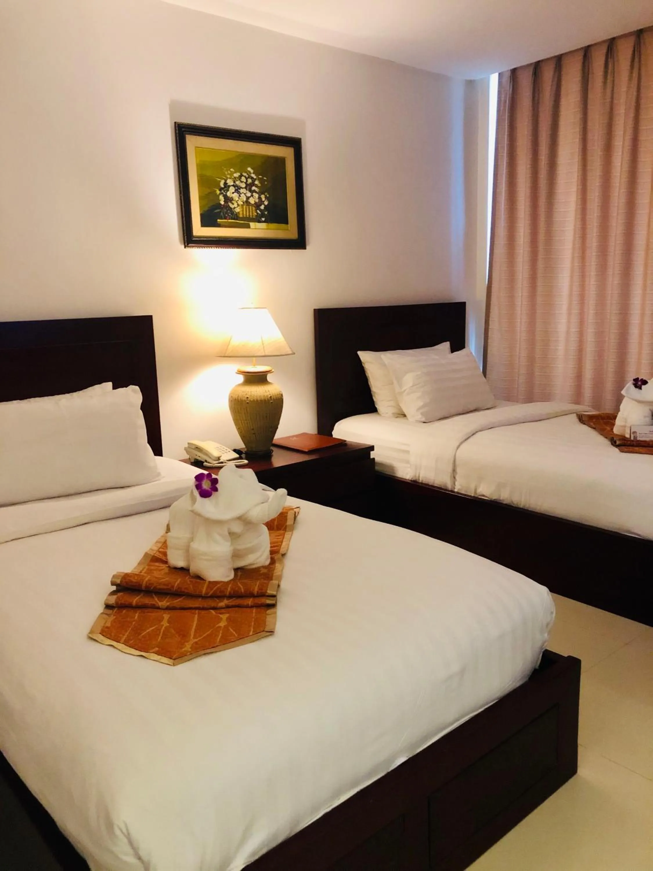 Bed in Sabaidee@Lao Hotel Vientiane