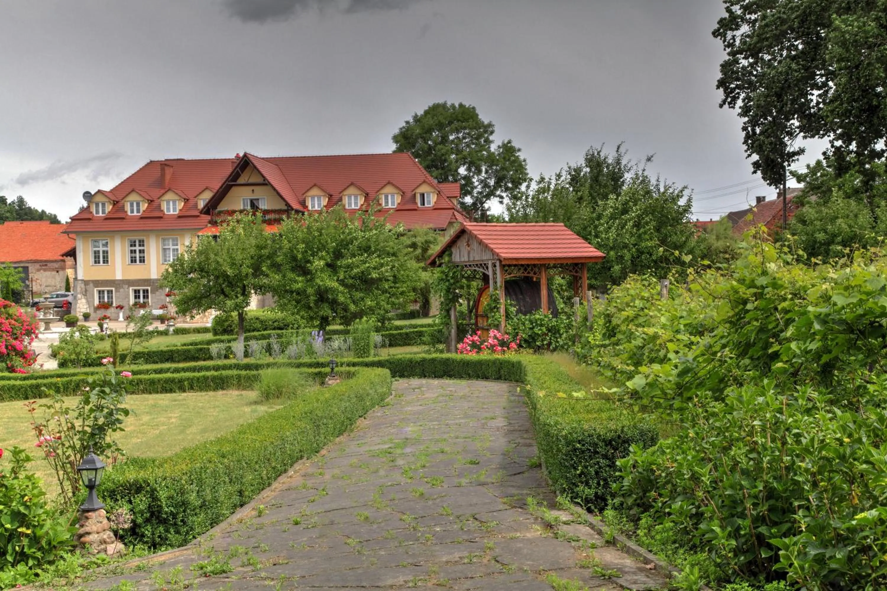Garden in Zespół Pałacowo-Parkowy Bądzów