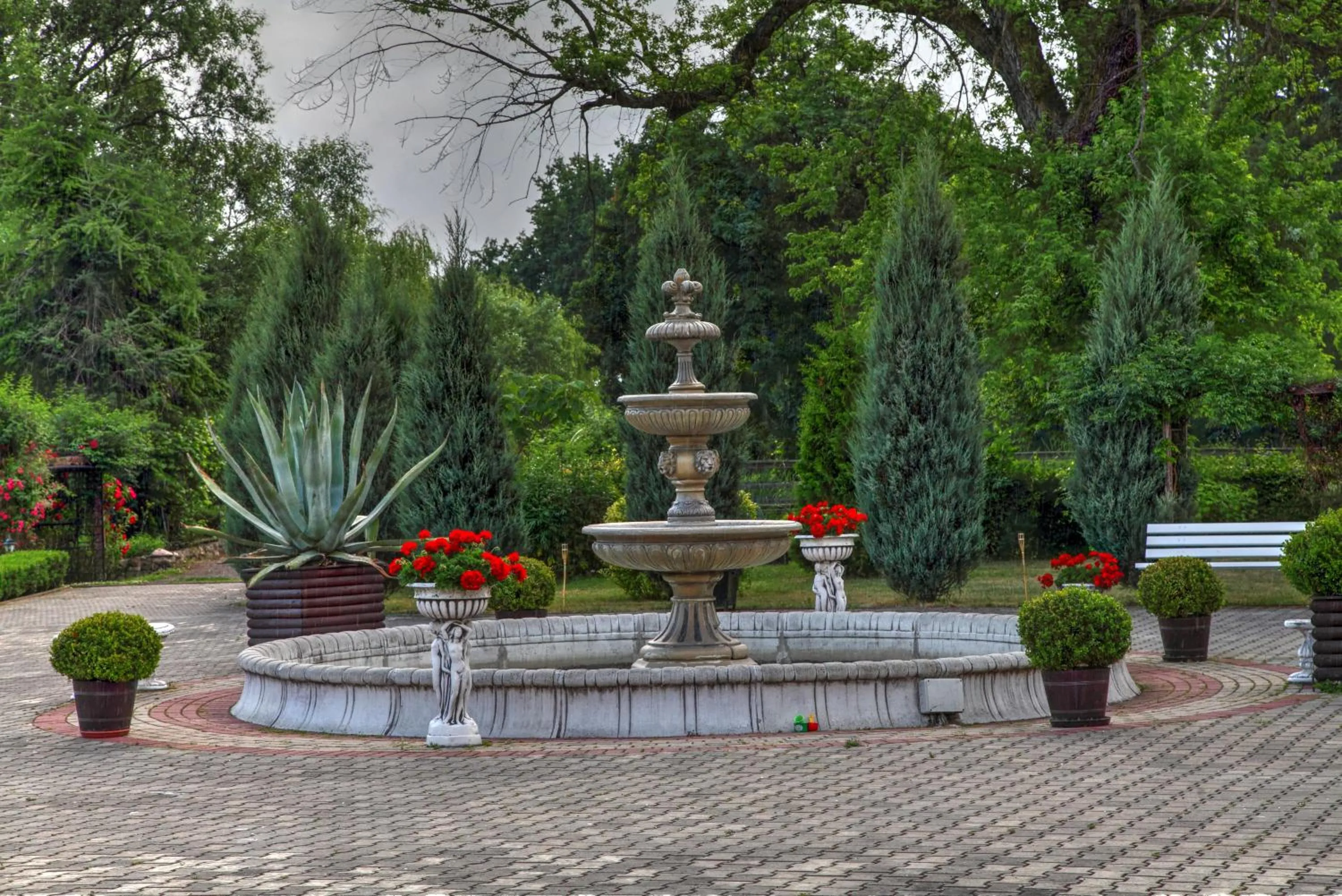 Garden in Zespół Pałacowo-Parkowy Bądzów