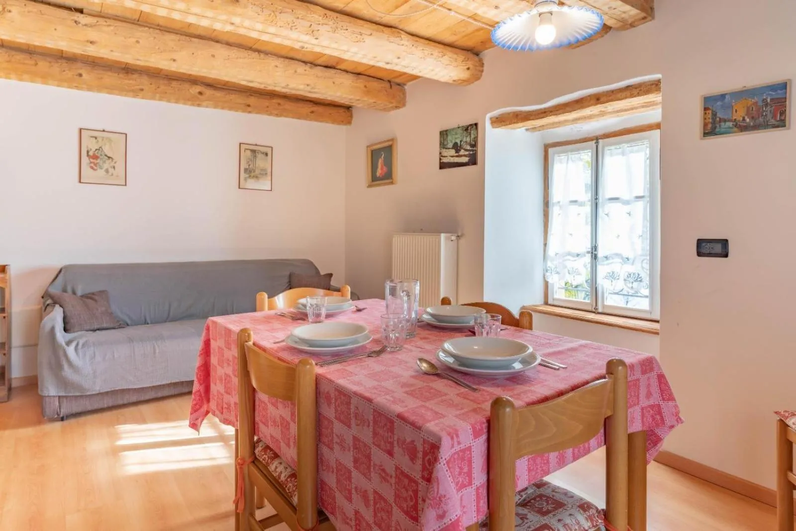 Living room in Chalet Musiera