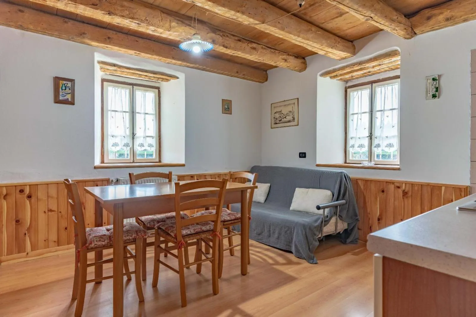 Living room in Chalet Musiera