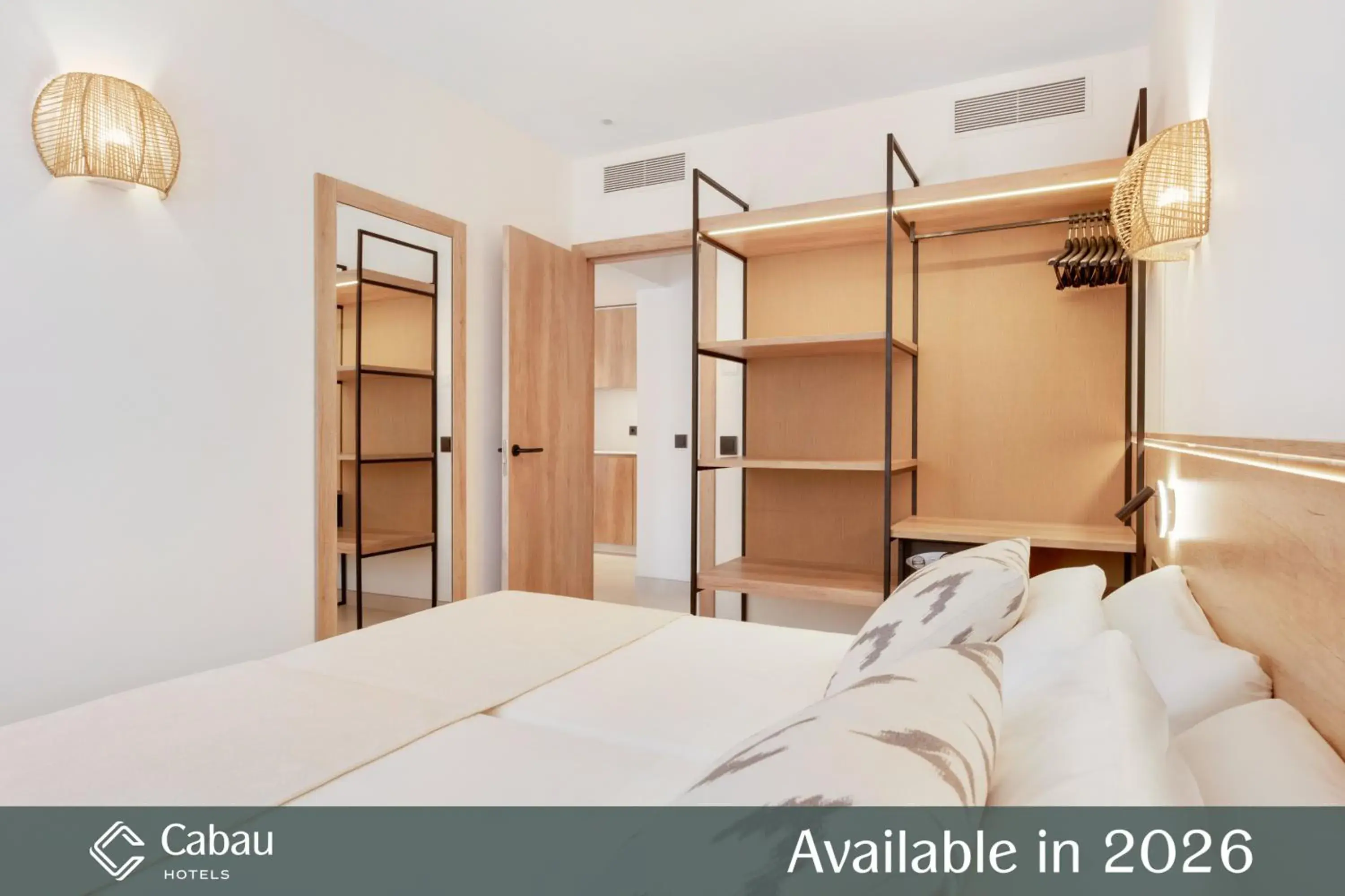 Bed in Aparthotel Aquasol Bed in Aparthotel Aquasol