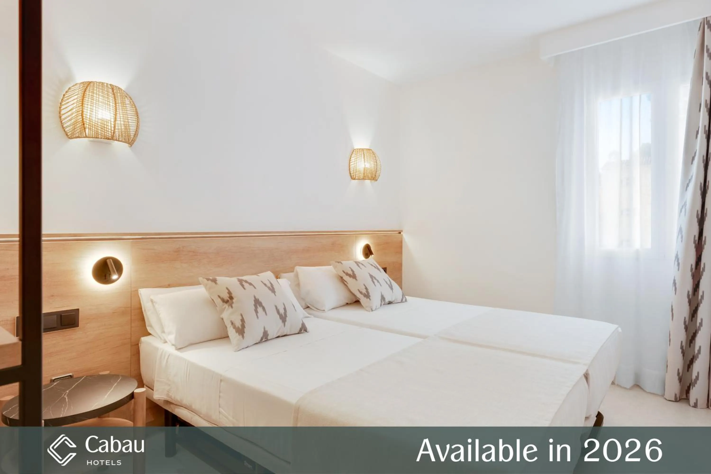 Bed in Aparthotel Aquasol